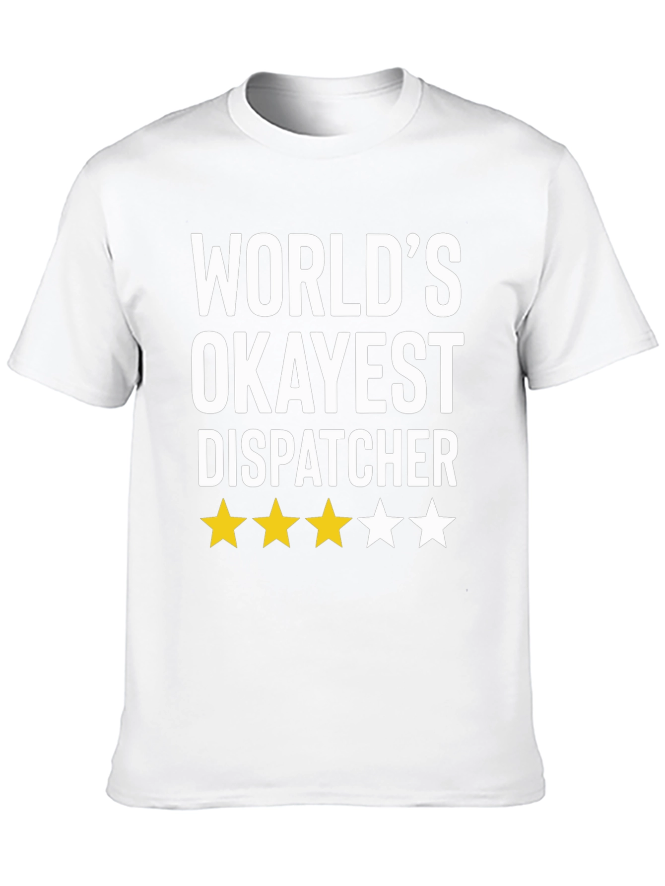 Worlds Okayest Dispatcher Graphic T-Shirt