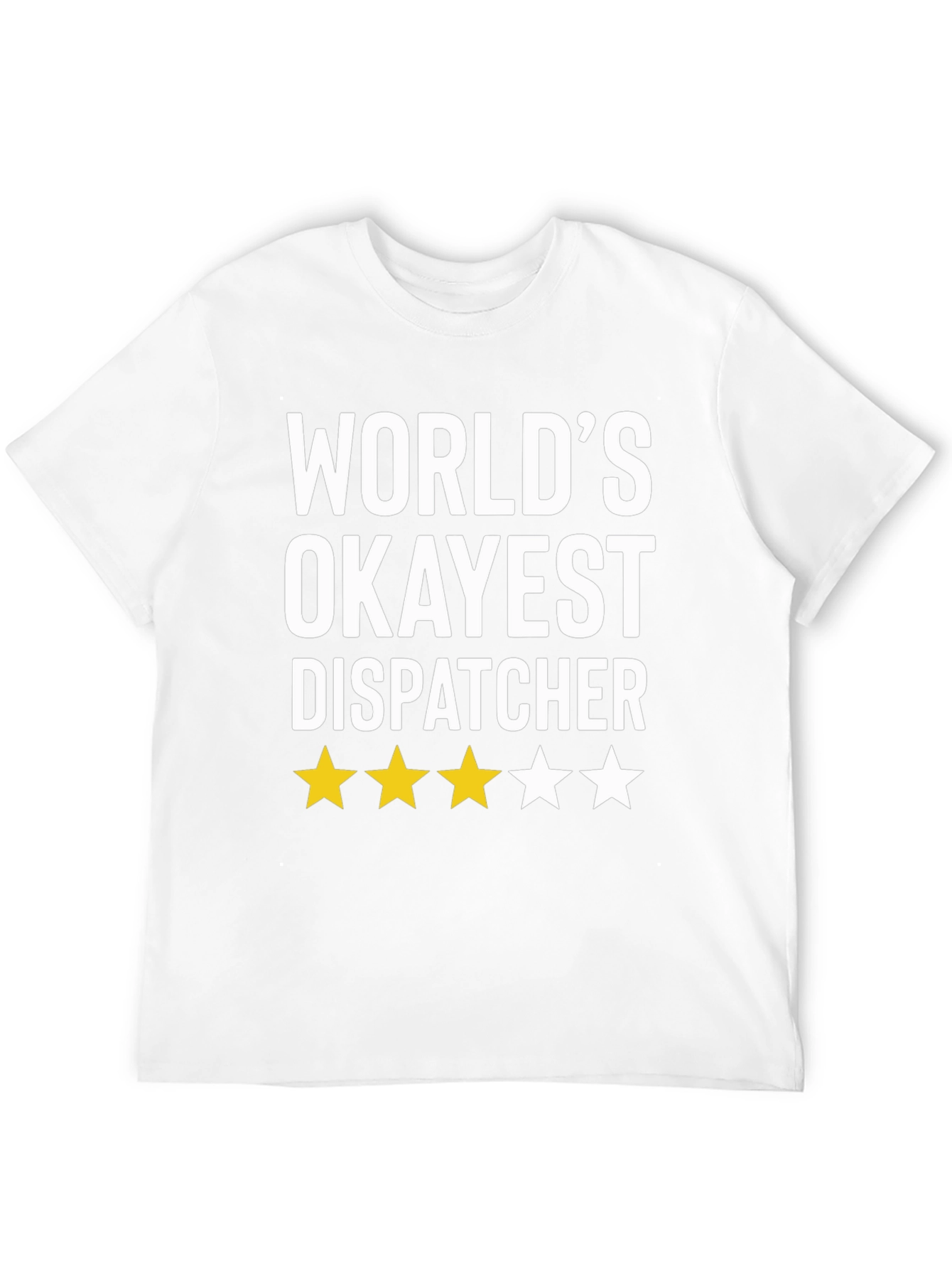 Worlds Okayest Dispatcher Graphic T-Shirt