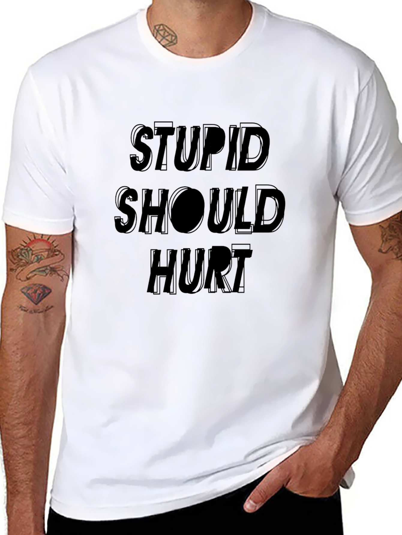 Stupid Should Hurt Graphic Tee