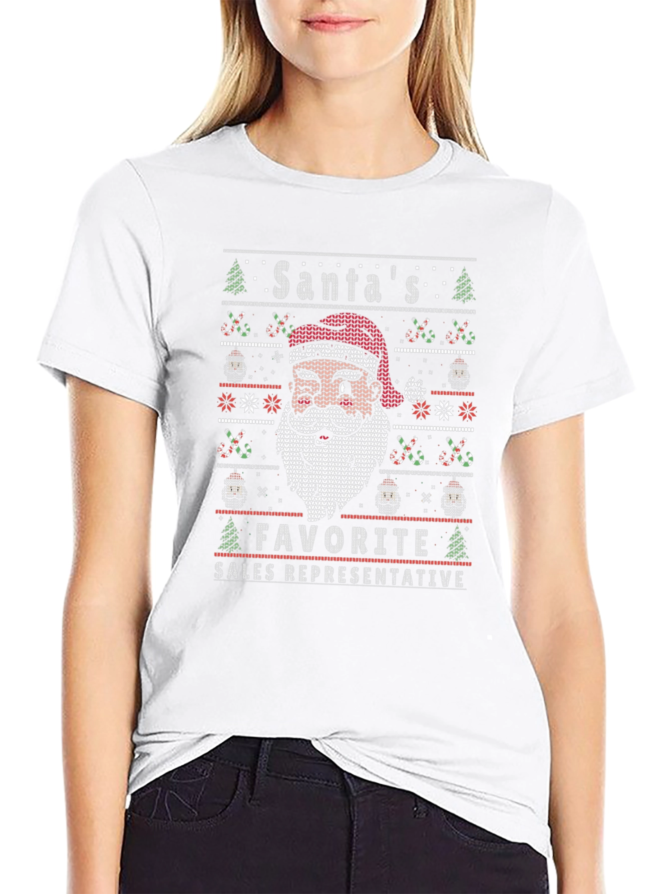 Santas Favorite Sales Representative T-Shirt