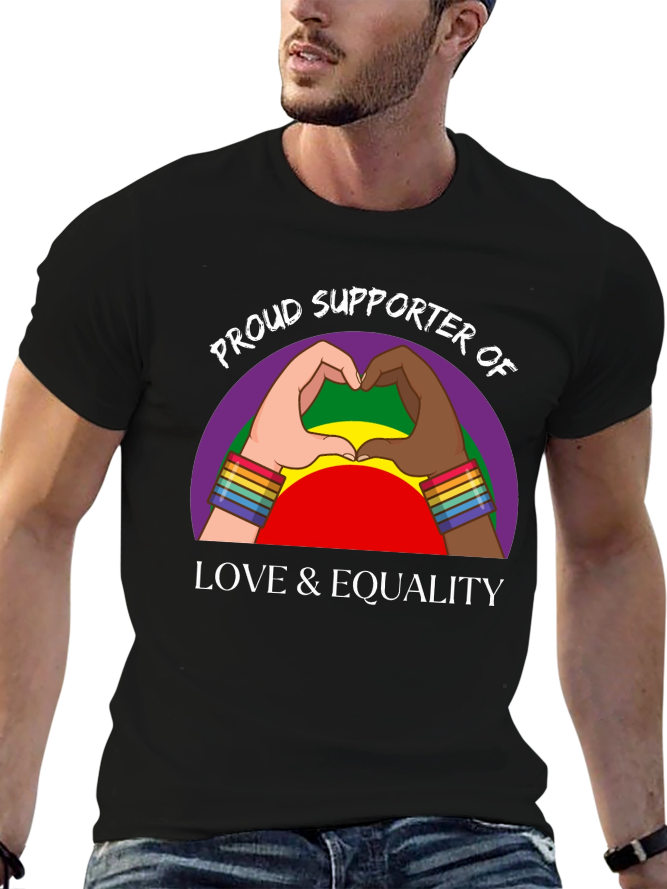 Proud Supporter Love & Equality Graphic Tee