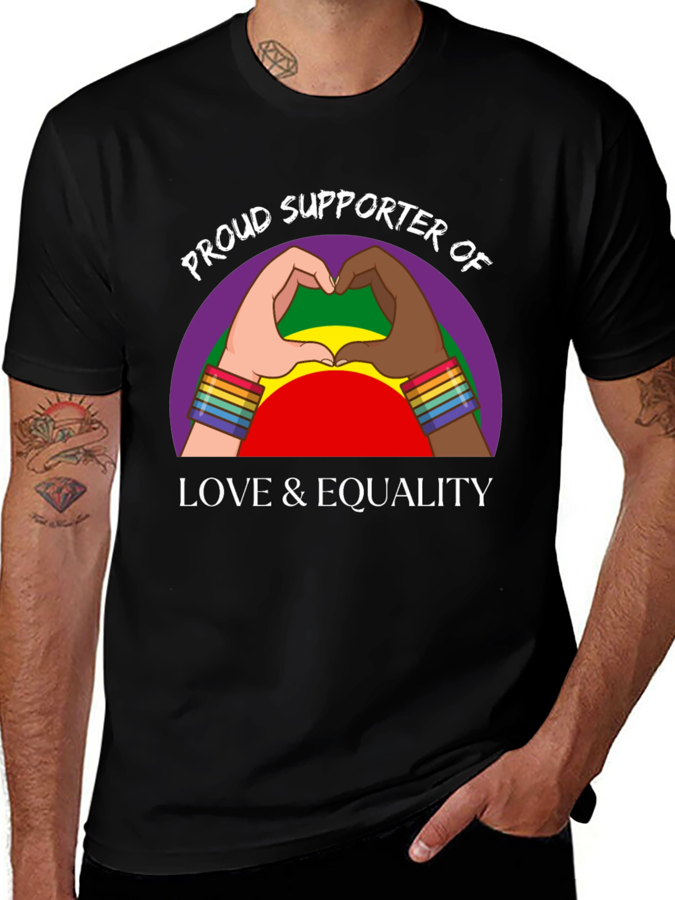 Proud Supporter Love & Equality Graphic Tee