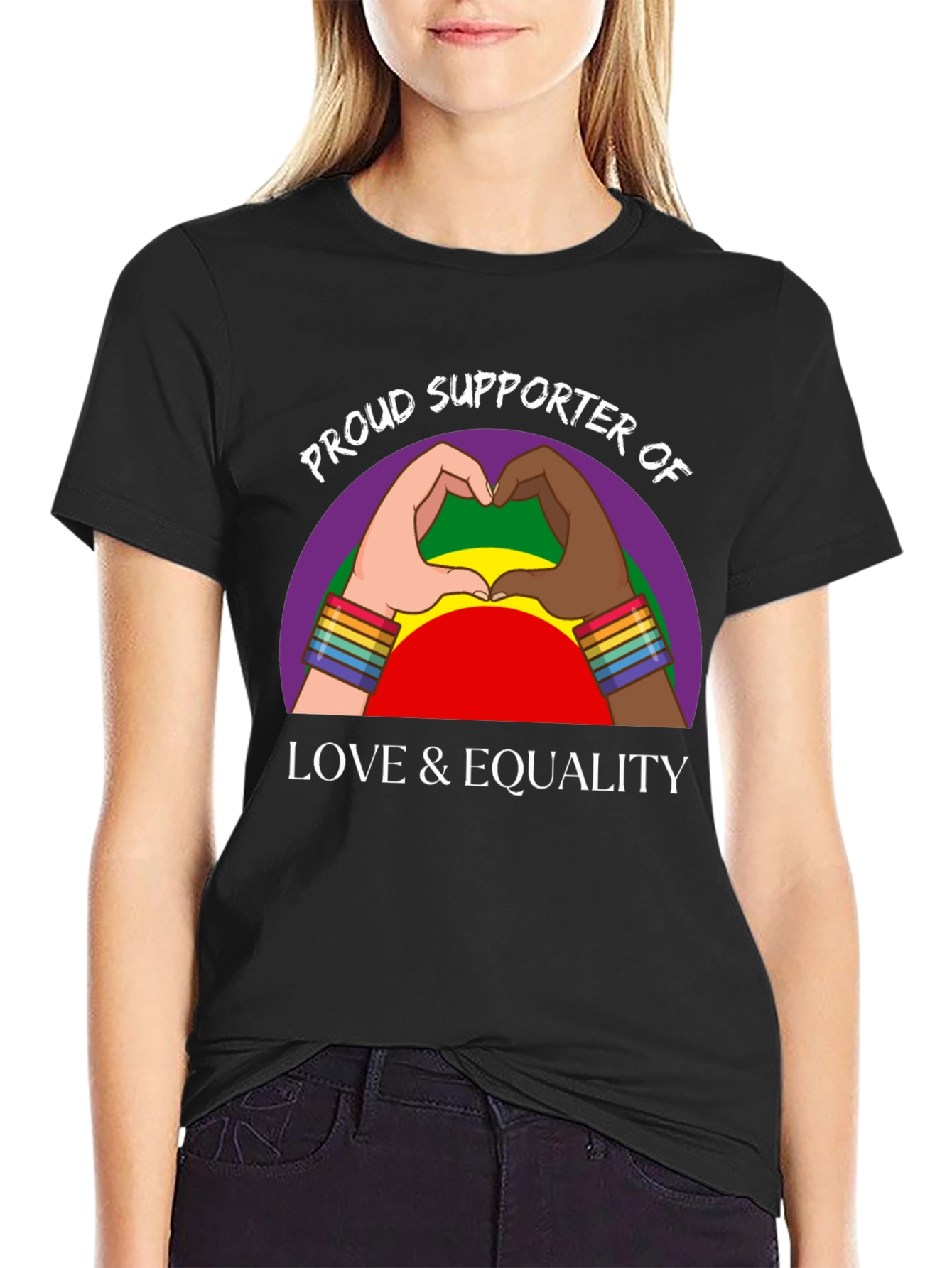 Proud Supporter Love & Equality Graphic Tee