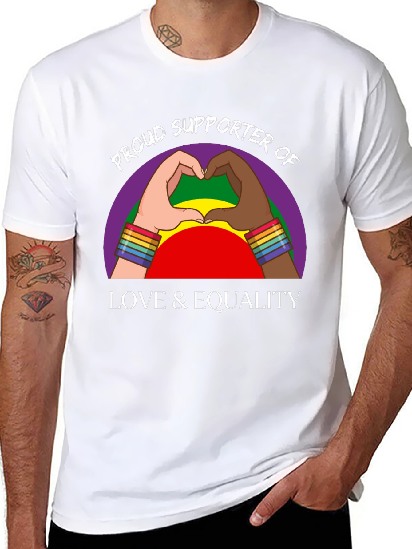 Proud Supporter Love & Equality Graphic Tee