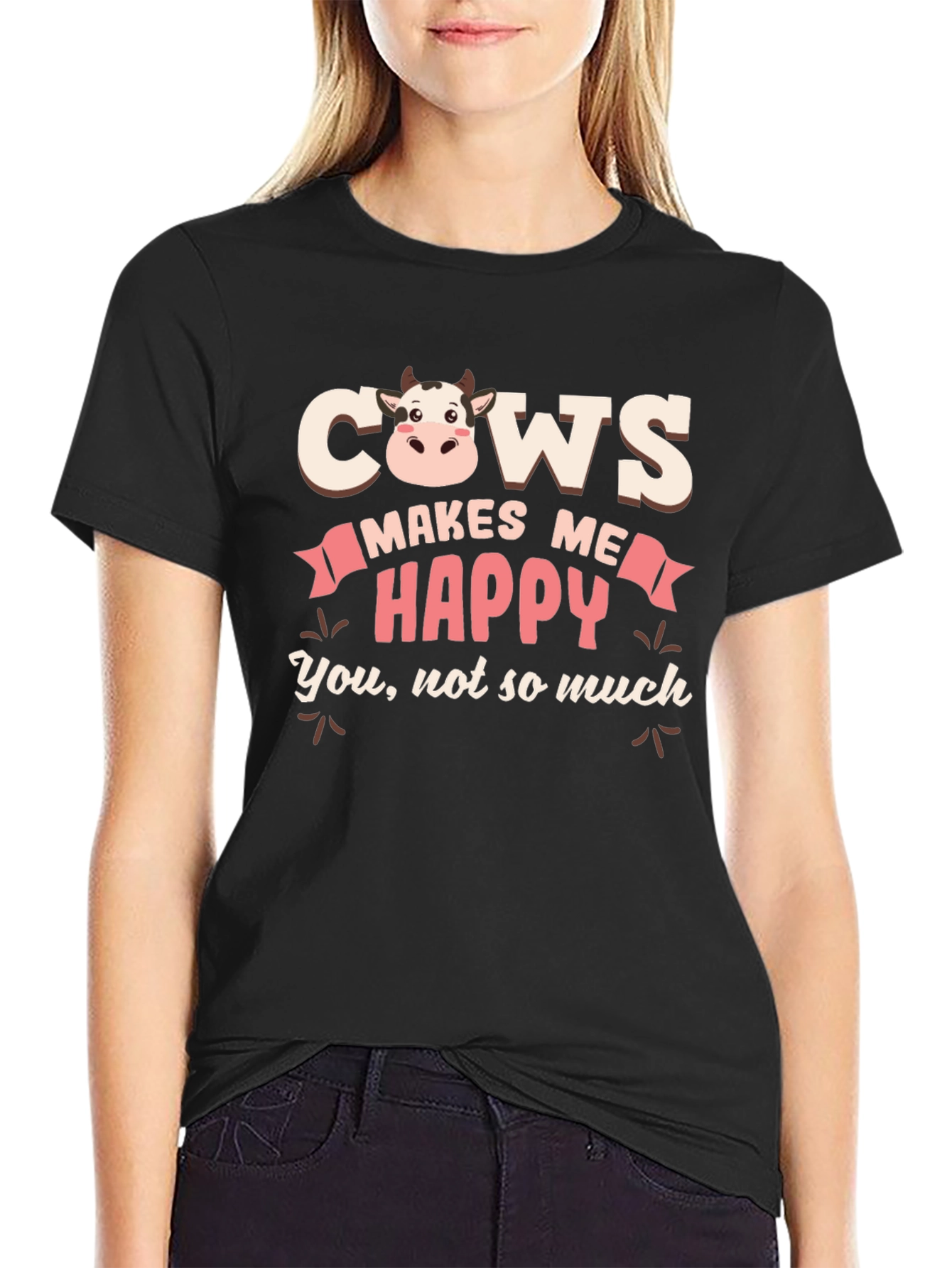 Cows Make Me Happy T-Shirt