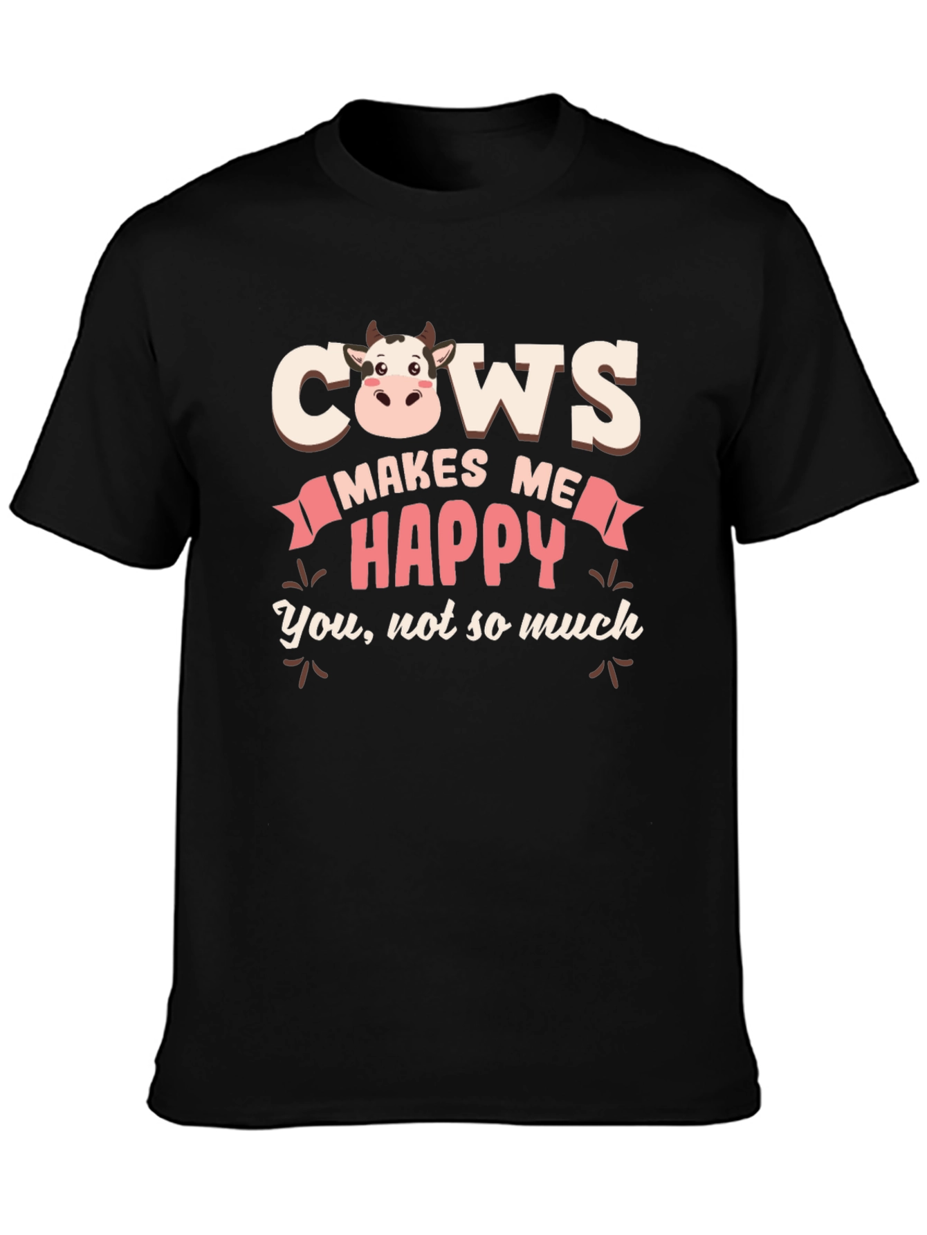 Cows Make Me Happy T-Shirt