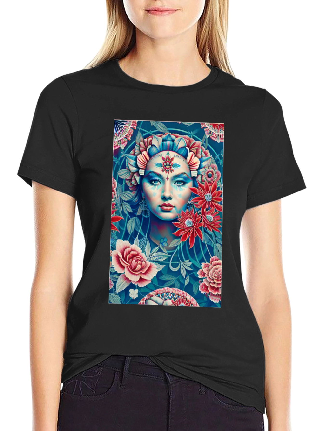Floral Goddess Graphic Tee