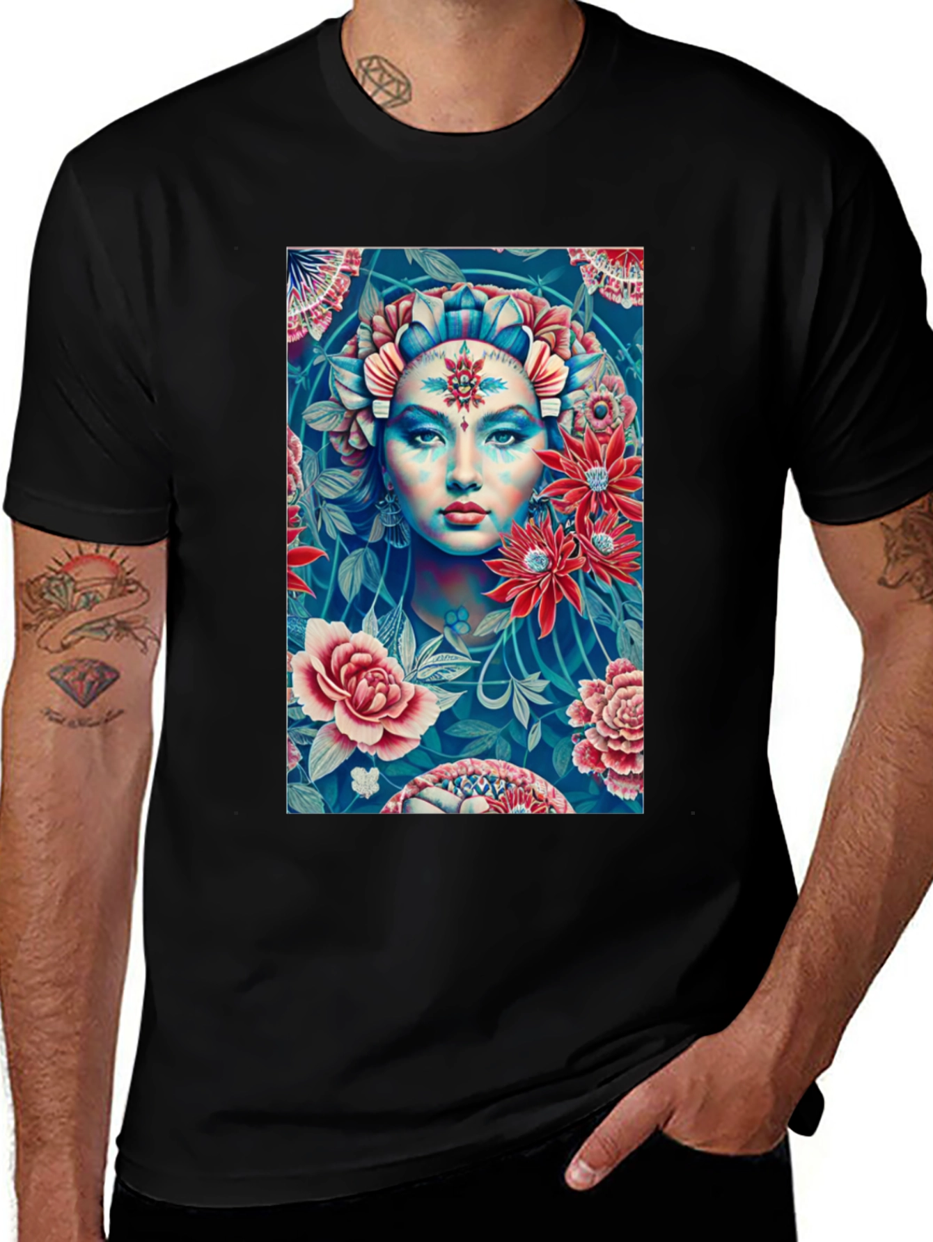 Floral Goddess Graphic Tee