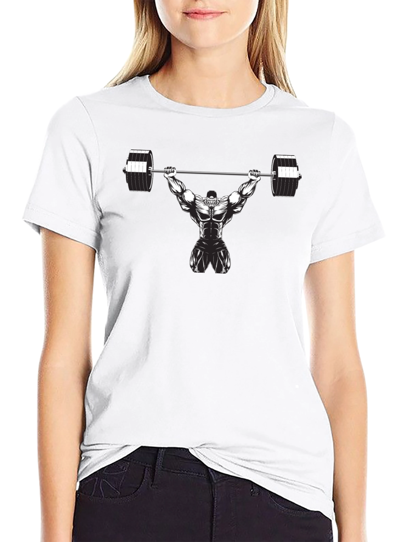 Weightlifter Graphic T-Shirt - Gym Motivation