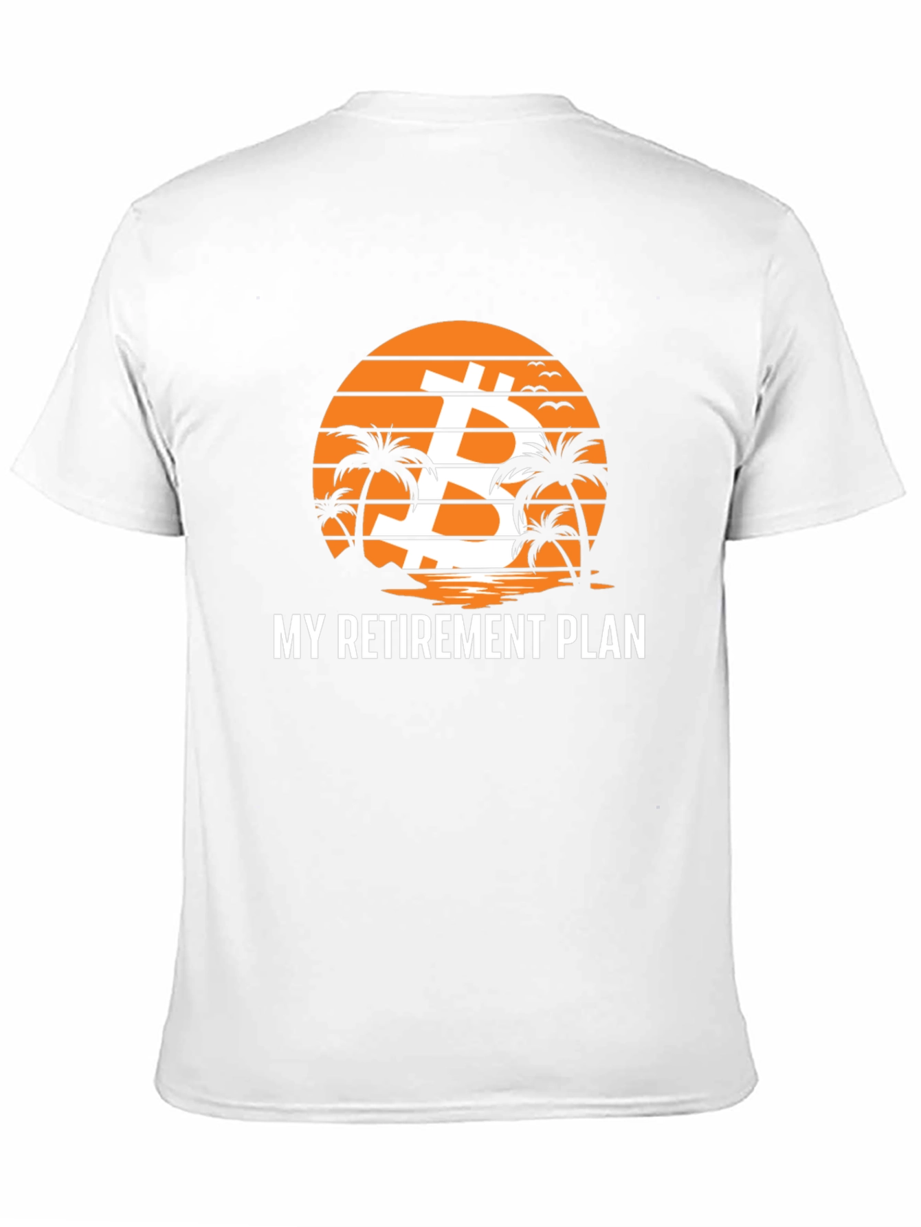 Bitcoin Retirement Plan Black Graphic T-Shirt