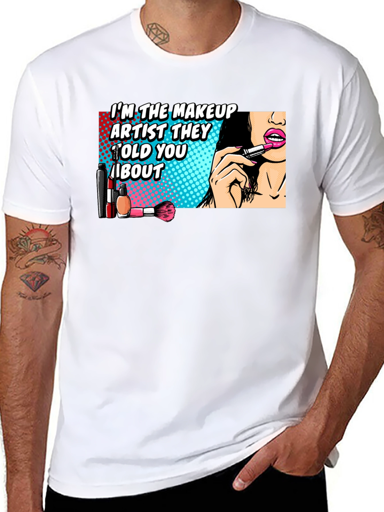 Makeup Artist T-Shirt: Bold Graphic Tee