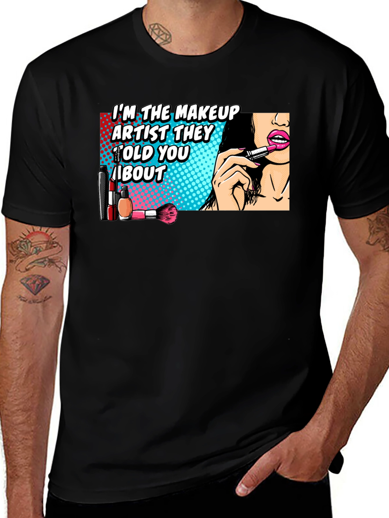 Makeup Artist T-Shirt: Bold Graphic Tee