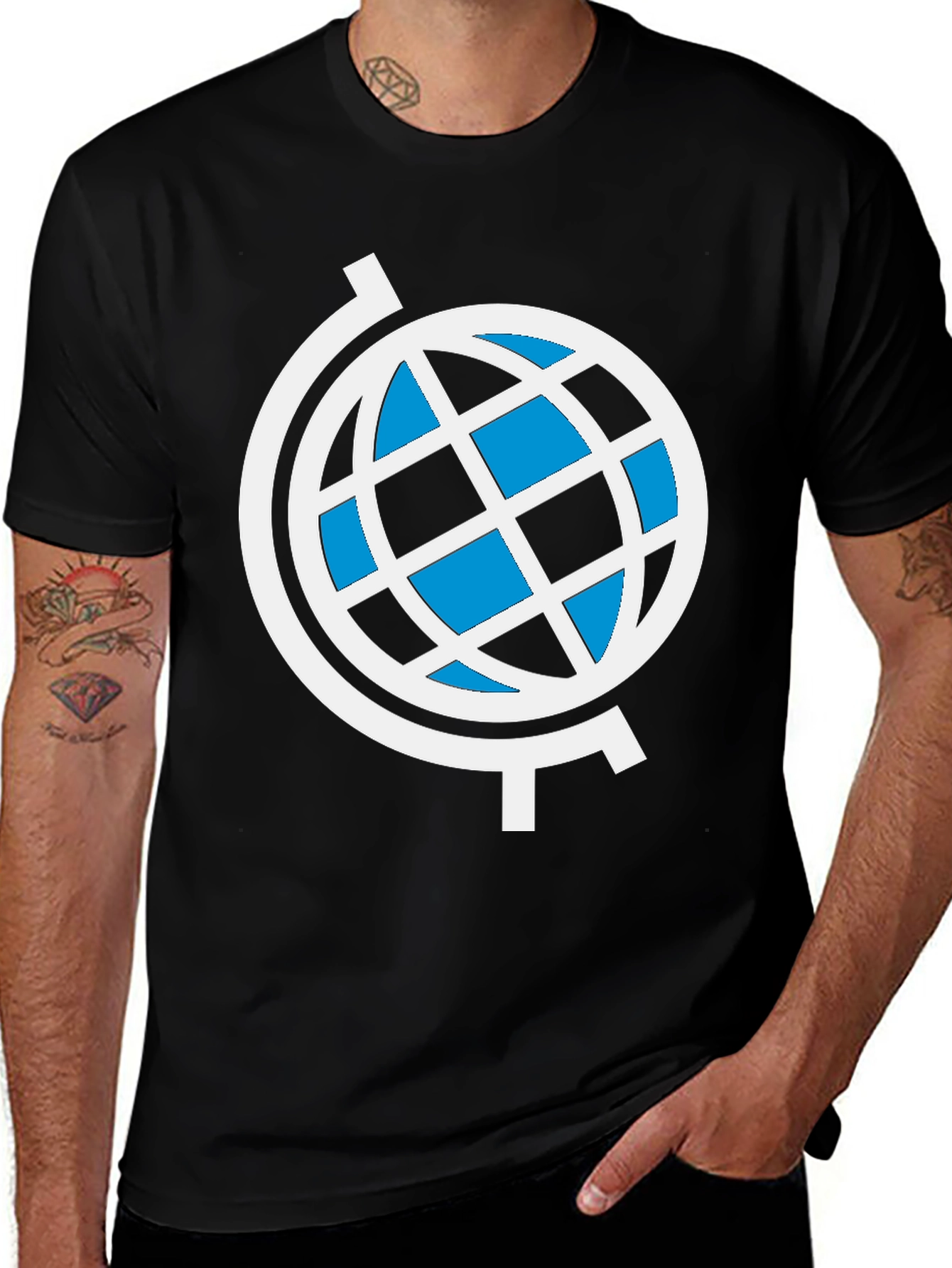 Globe Graphic Tee - Classic Comfort