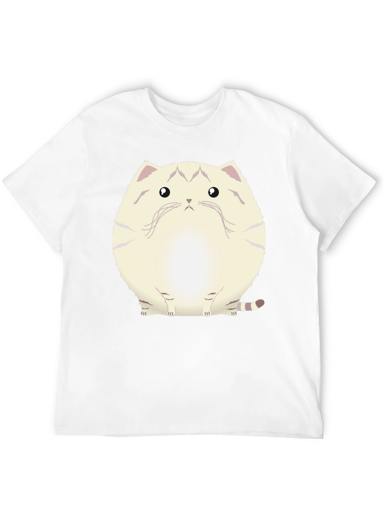 Cute Cat Graphic Black T-Shirt