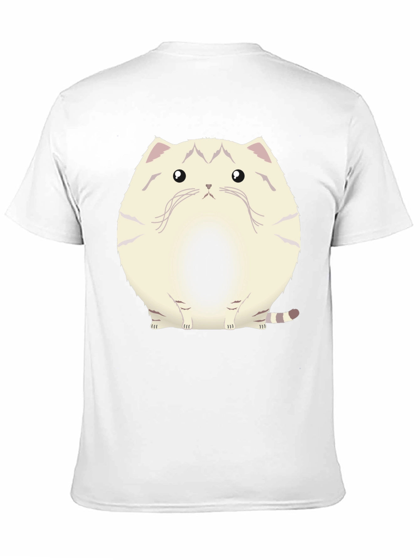 Cute Cat Graphic Black T-Shirt