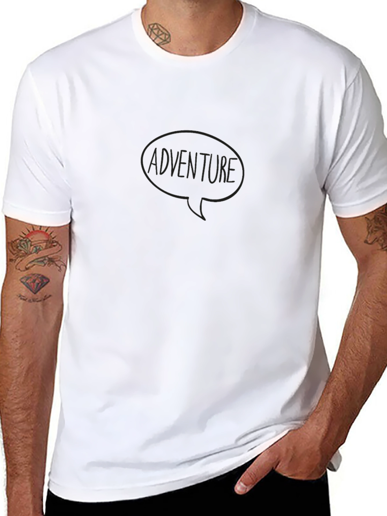 Adventure Graphic Black T-Shirt