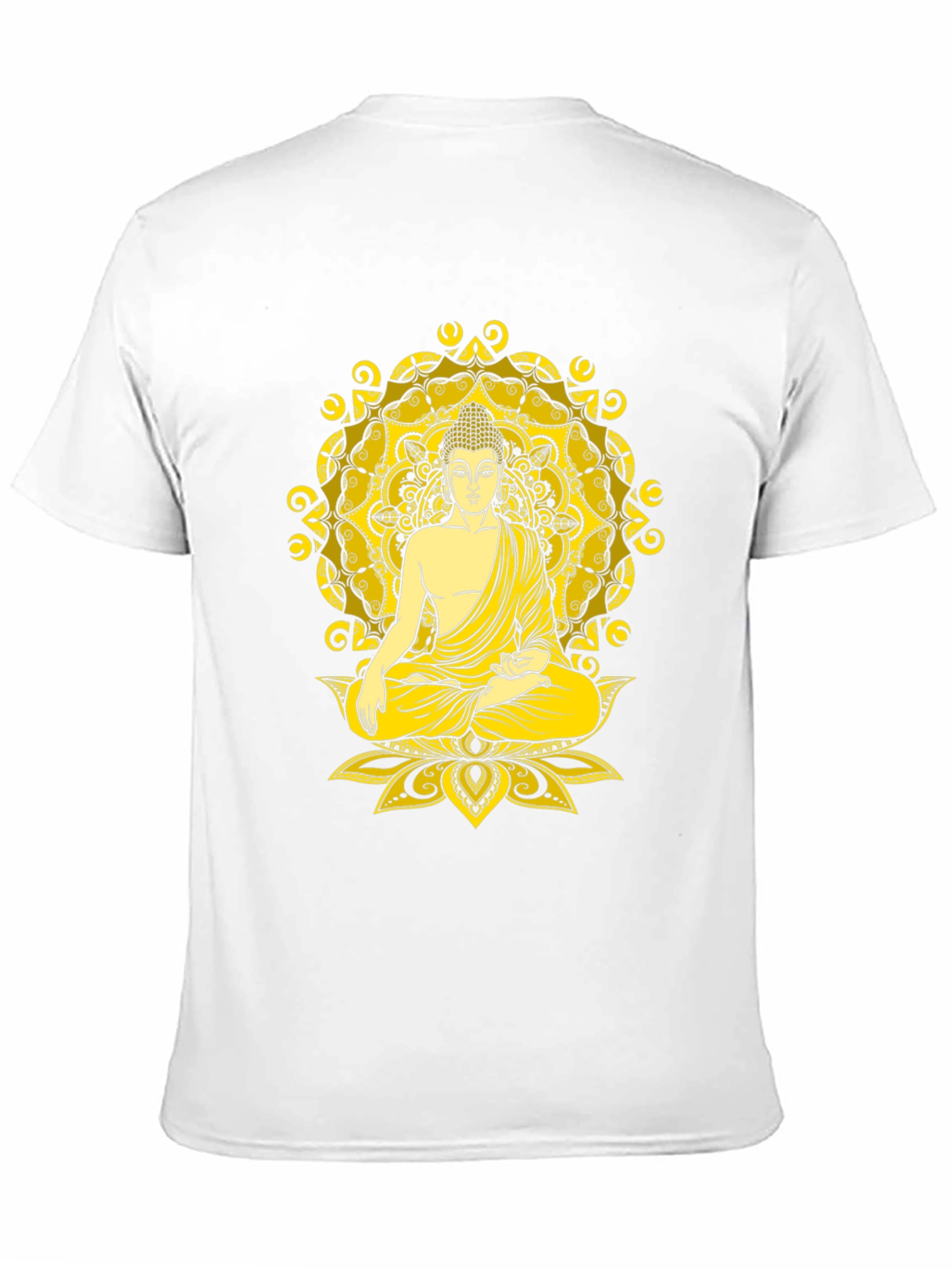 Buddha Mandala Graphic Tee - Meditative Style