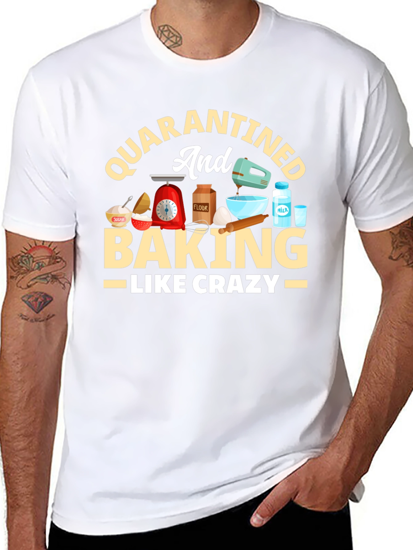 Quarantined & Baking Crazy T-Shirt