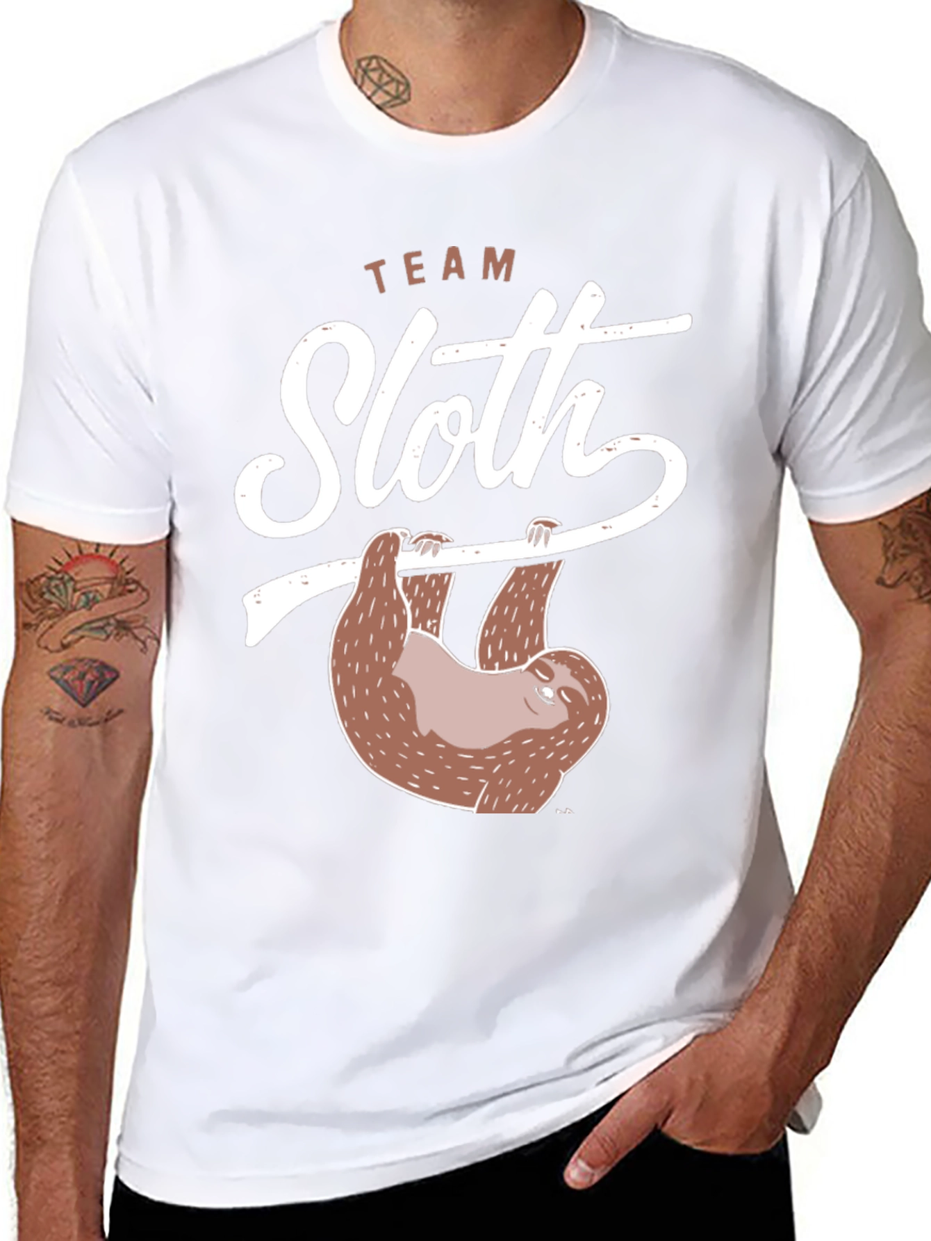 Team Sloth Graphic T-Shirt - Funny & Relaxed Style