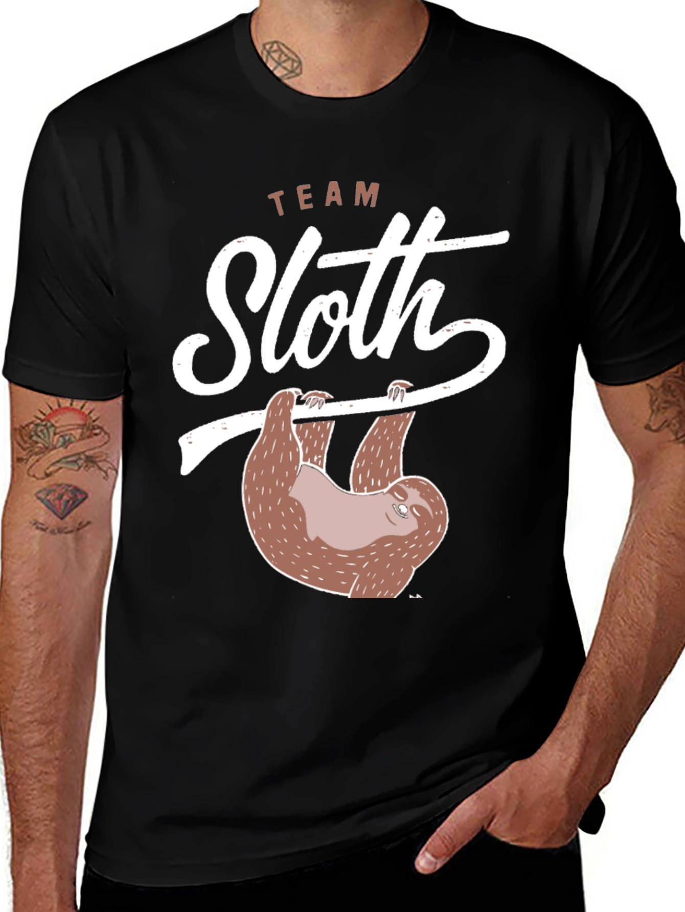 Team Sloth Graphic T-Shirt - Funny & Relaxed Style