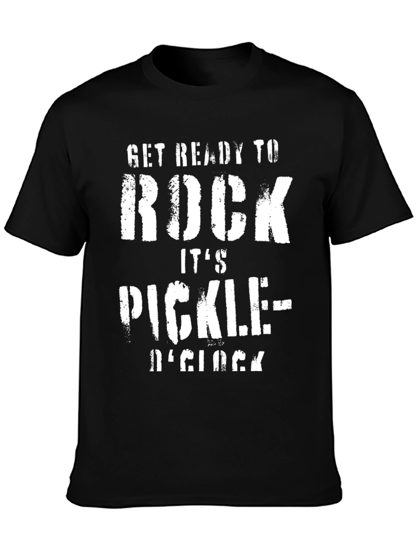 Get Ready To Rock Pickle OClock Graphic Tee
