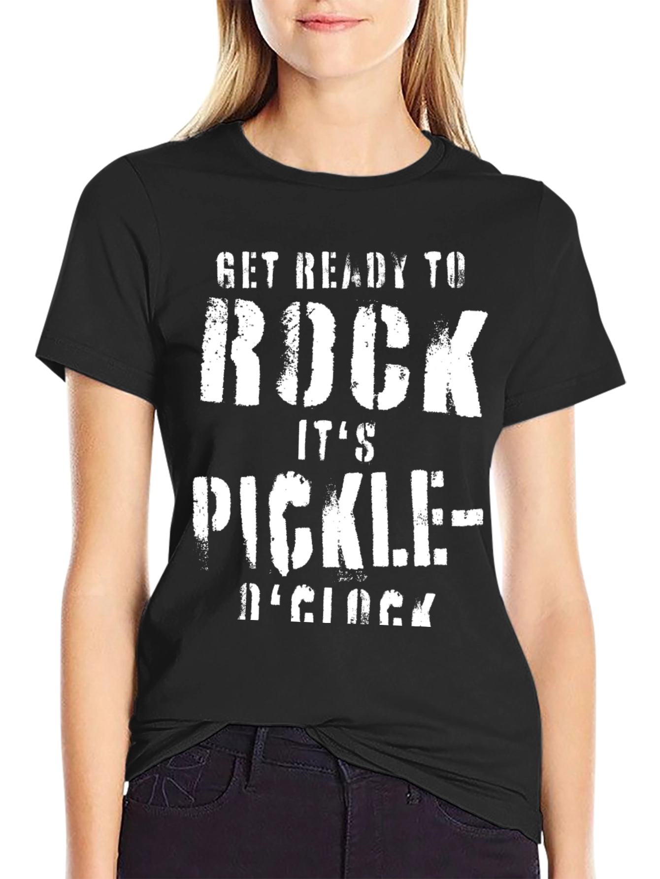 Get Ready To Rock Pickle OClock Graphic Tee