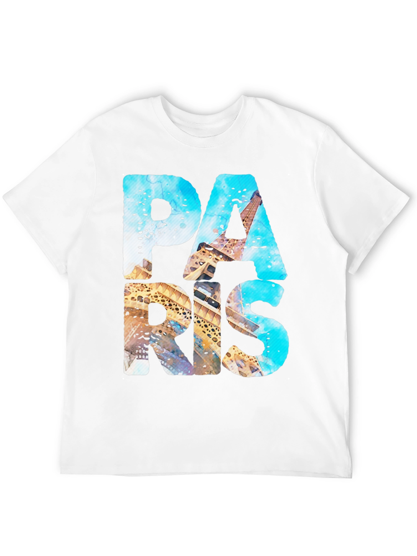 Paris Graphic Print Black T-Shirt