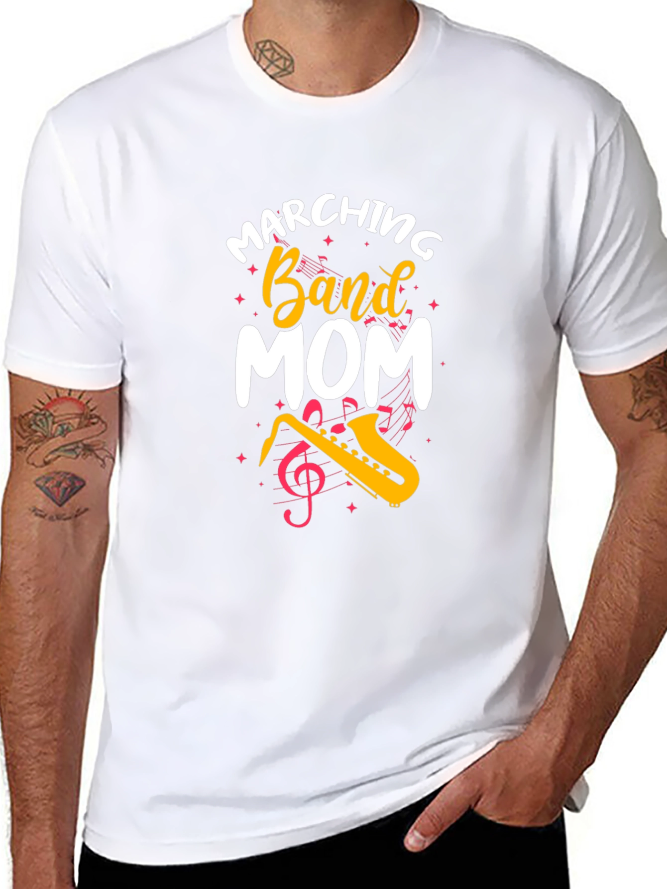 Marching Band Mom Black T-Shirt