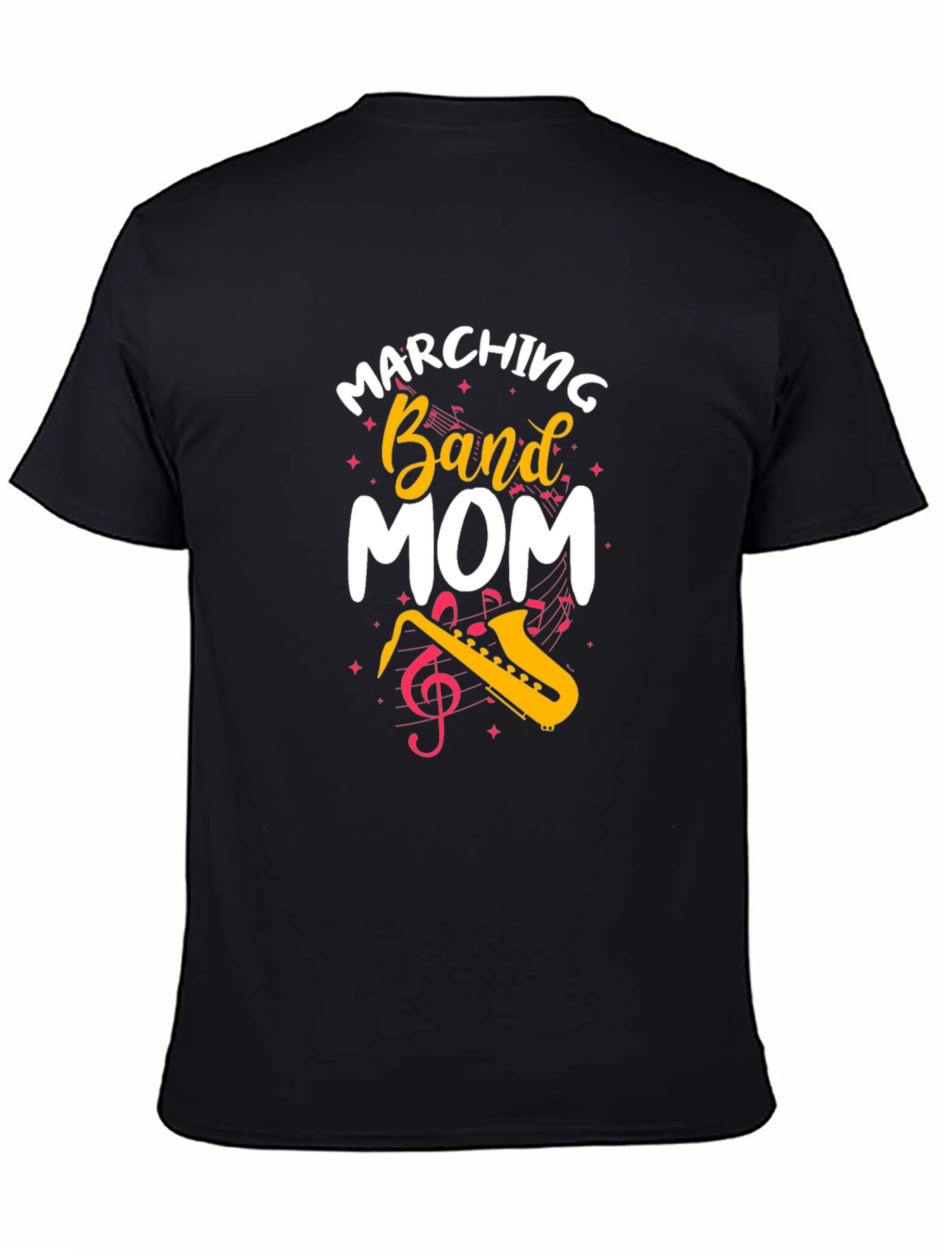 Marching Band Mom Black T-Shirt