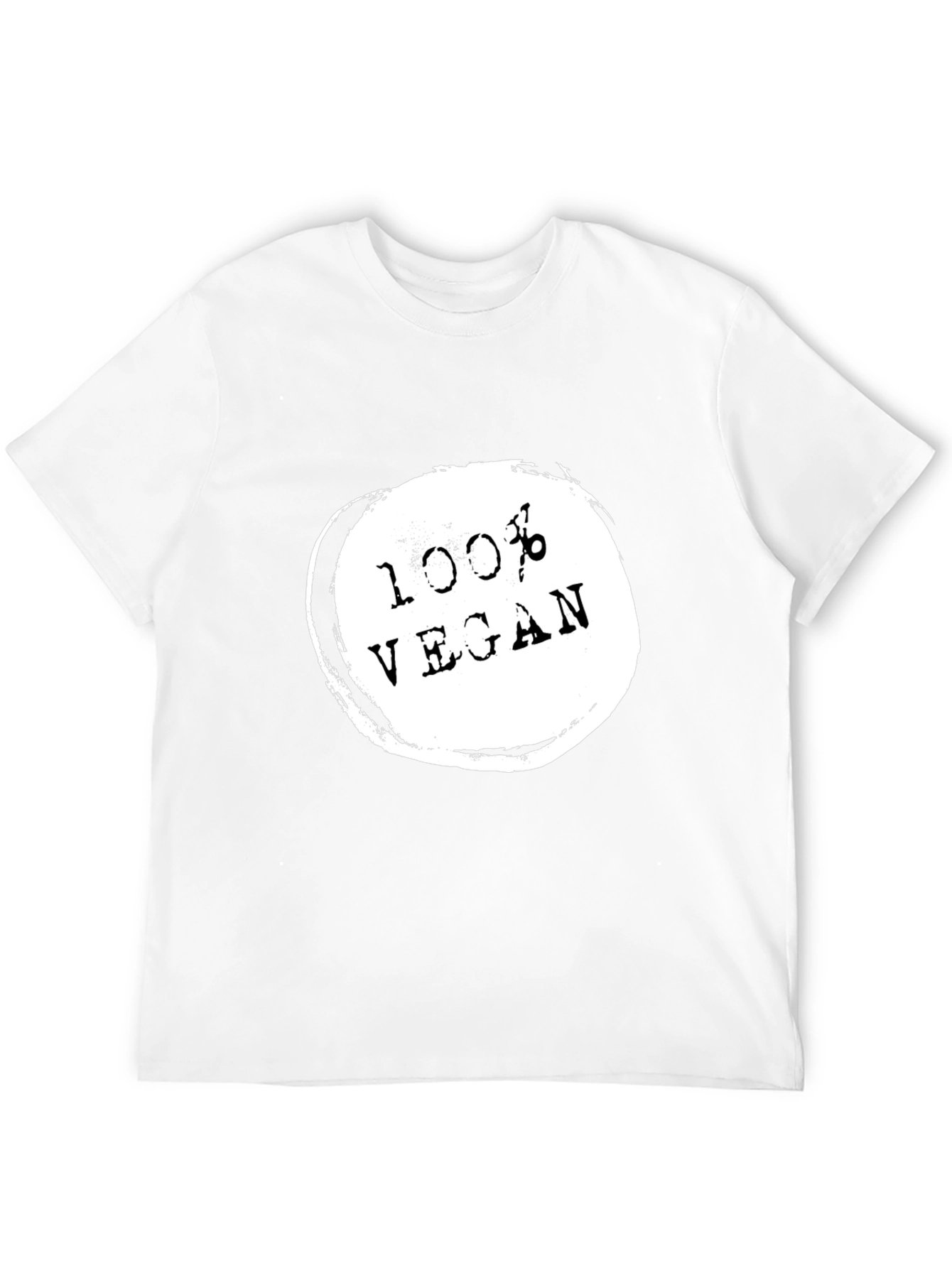 100% Vegan Black T-Shirt - Ethical & Stylish