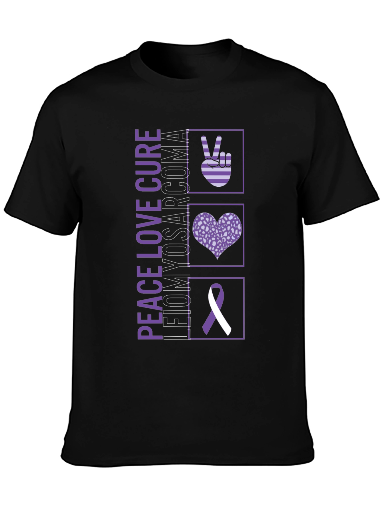 Peace Love Cure Leiomyosarcoma T-Shirt