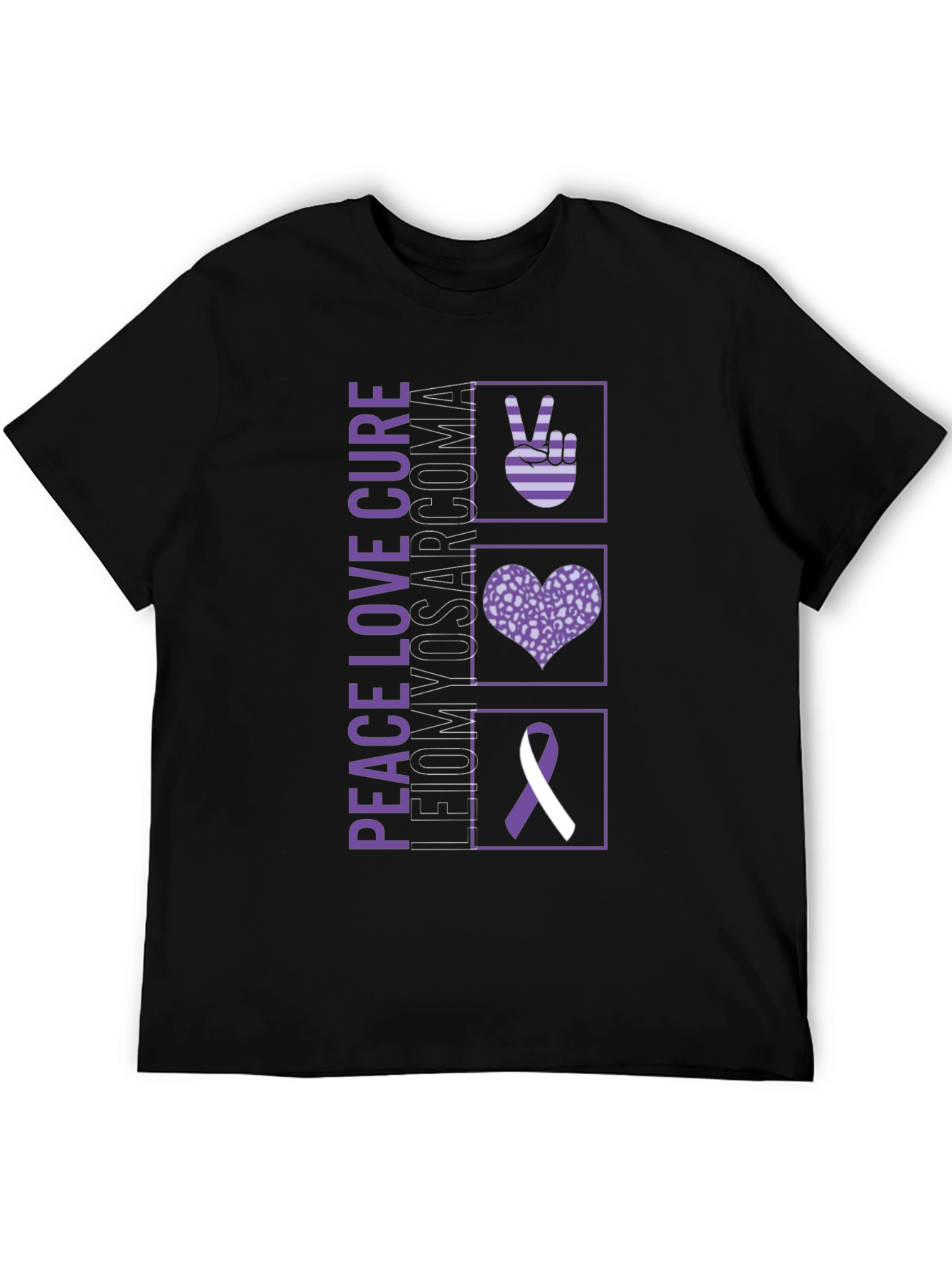 Peace Love Cure Leiomyosarcoma T-Shirt