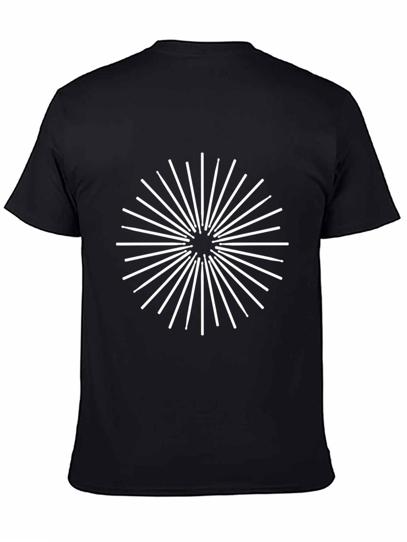 Geometric Burst Graphic Tee - Modern Streetwear