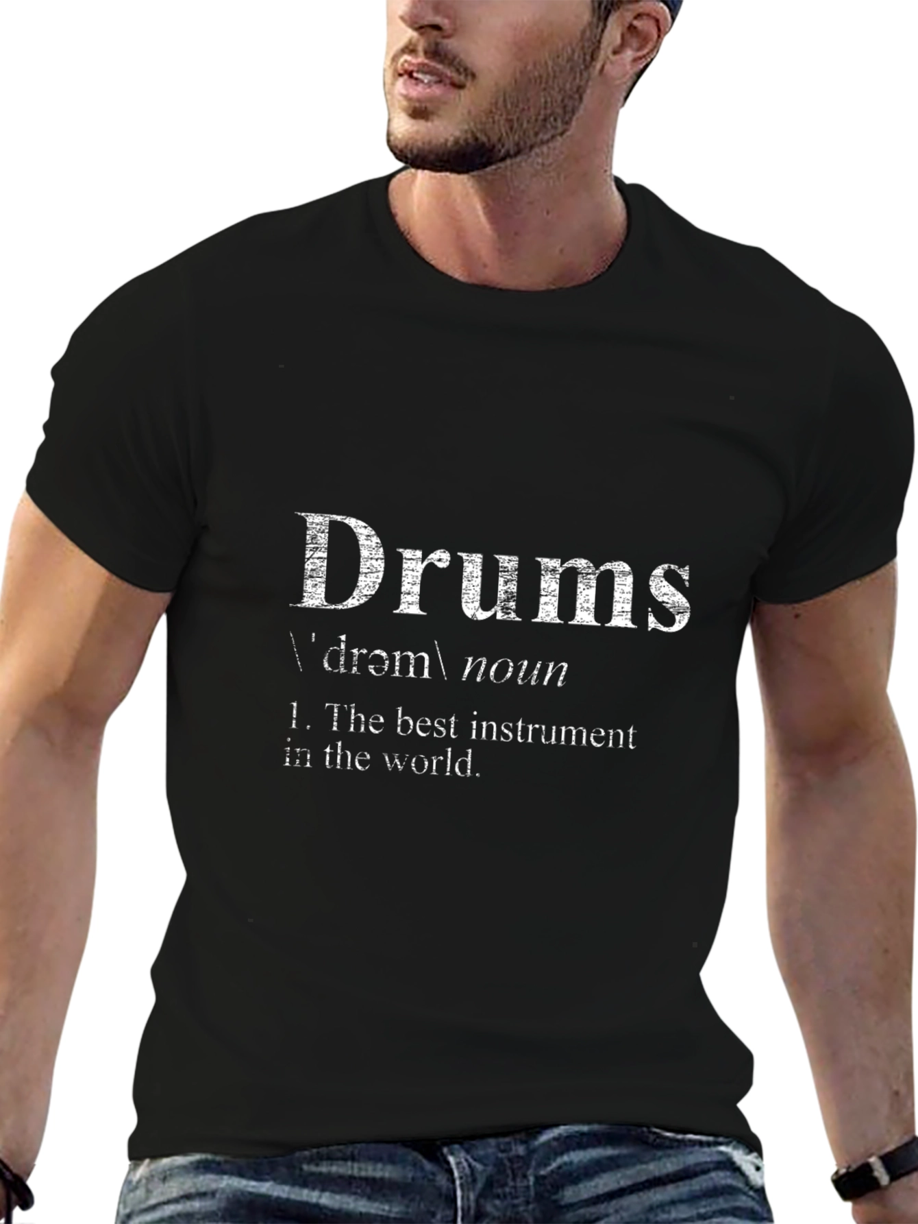 Drums Definition T-Shirt - Musicians Humor Tee