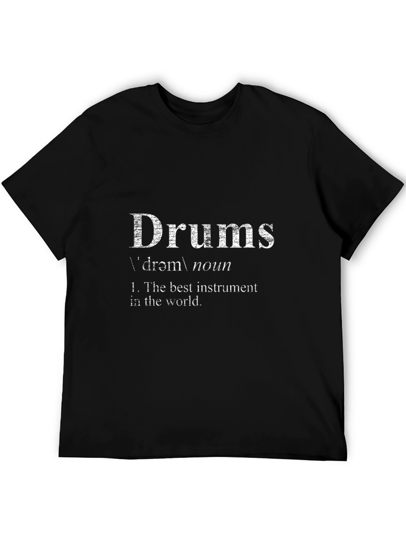 Drums Definition T-Shirt - Musicians Humor Tee
