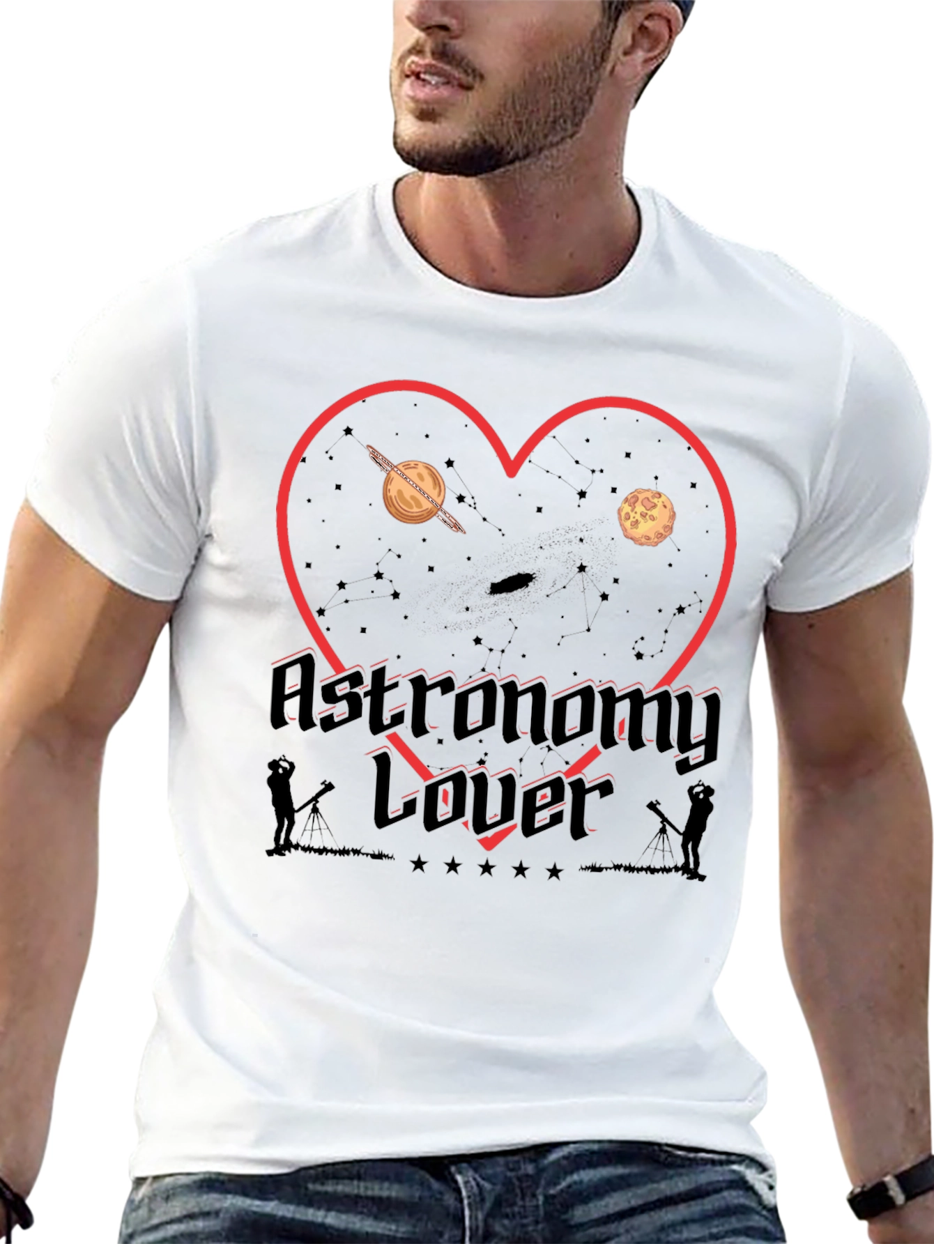 Astronomy Lover Graphic Tee | Stargazing Shirt