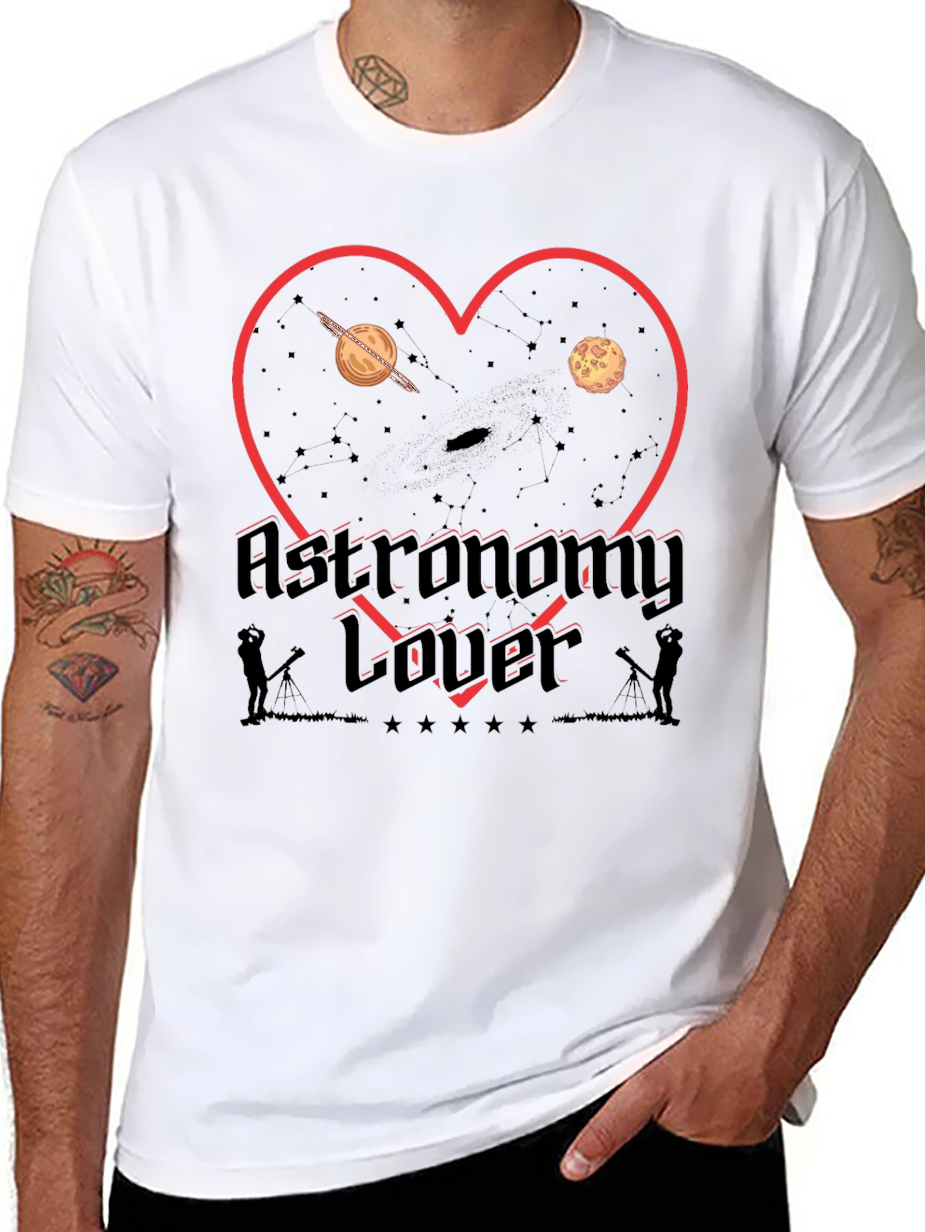 Astronomy Lover Graphic Tee | Stargazing Shirt