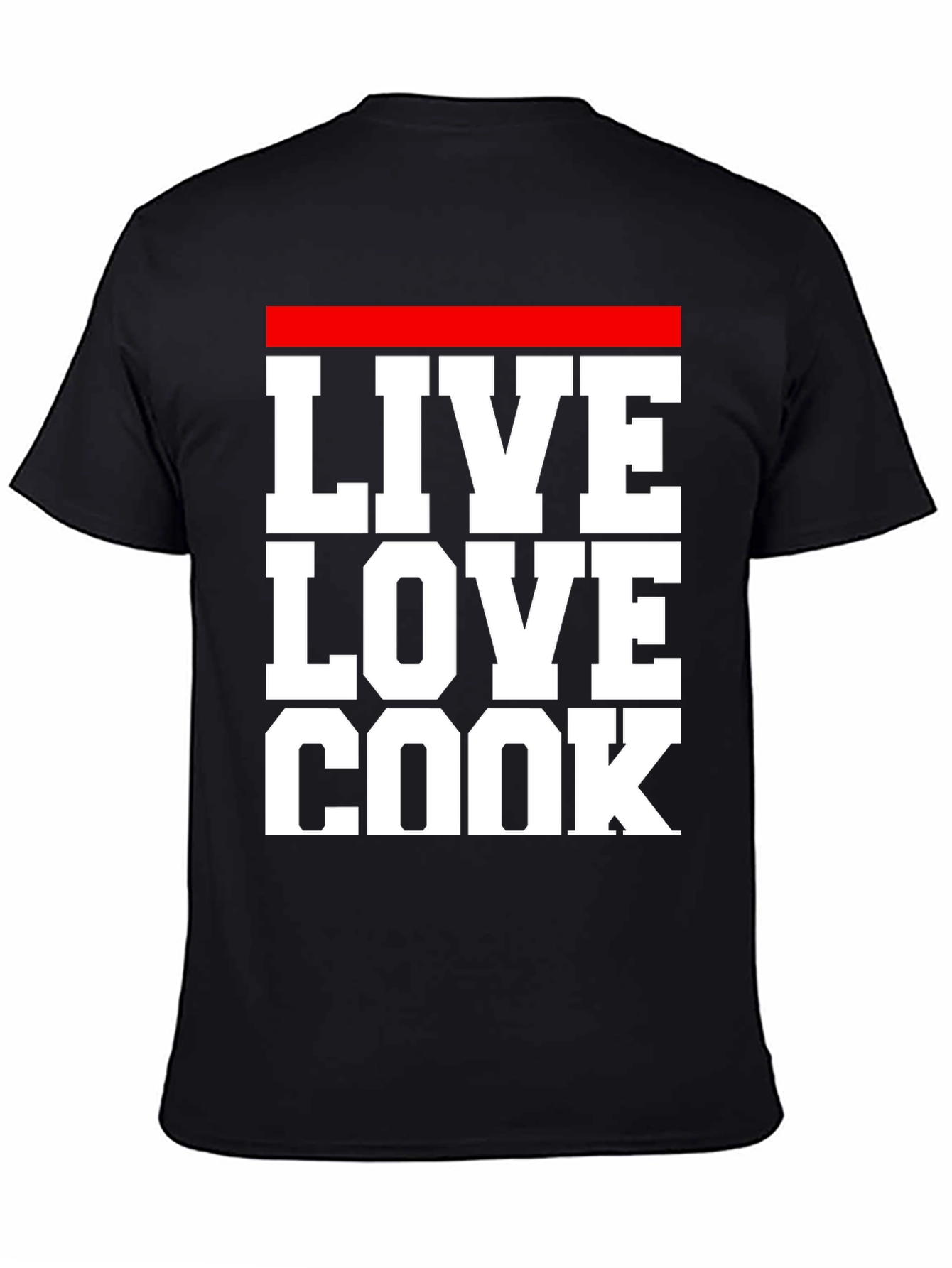 Live Love Cook T-Shirt - Chef Inspired Graphic Tee