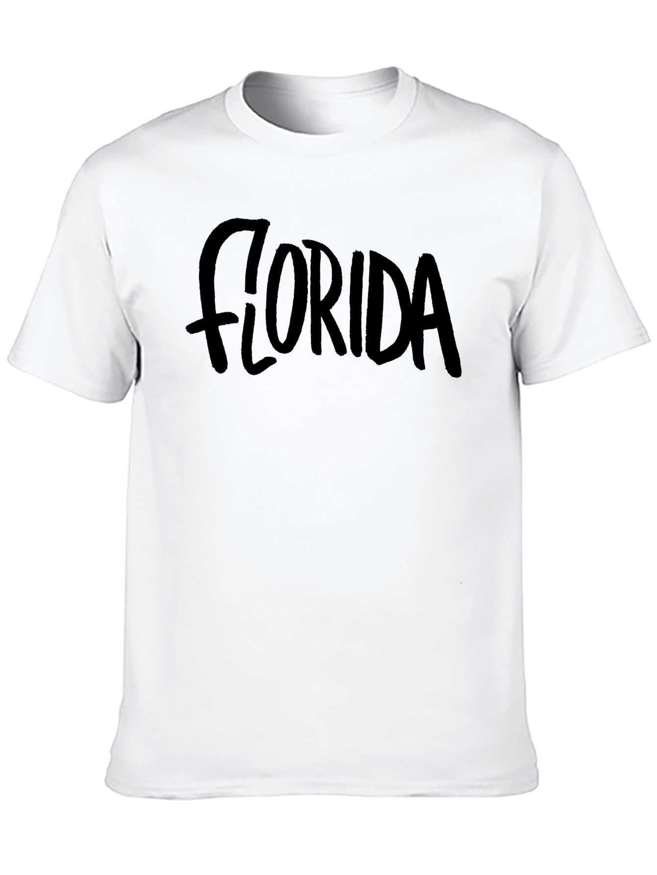Florida Graphic Print Black T-Shirt