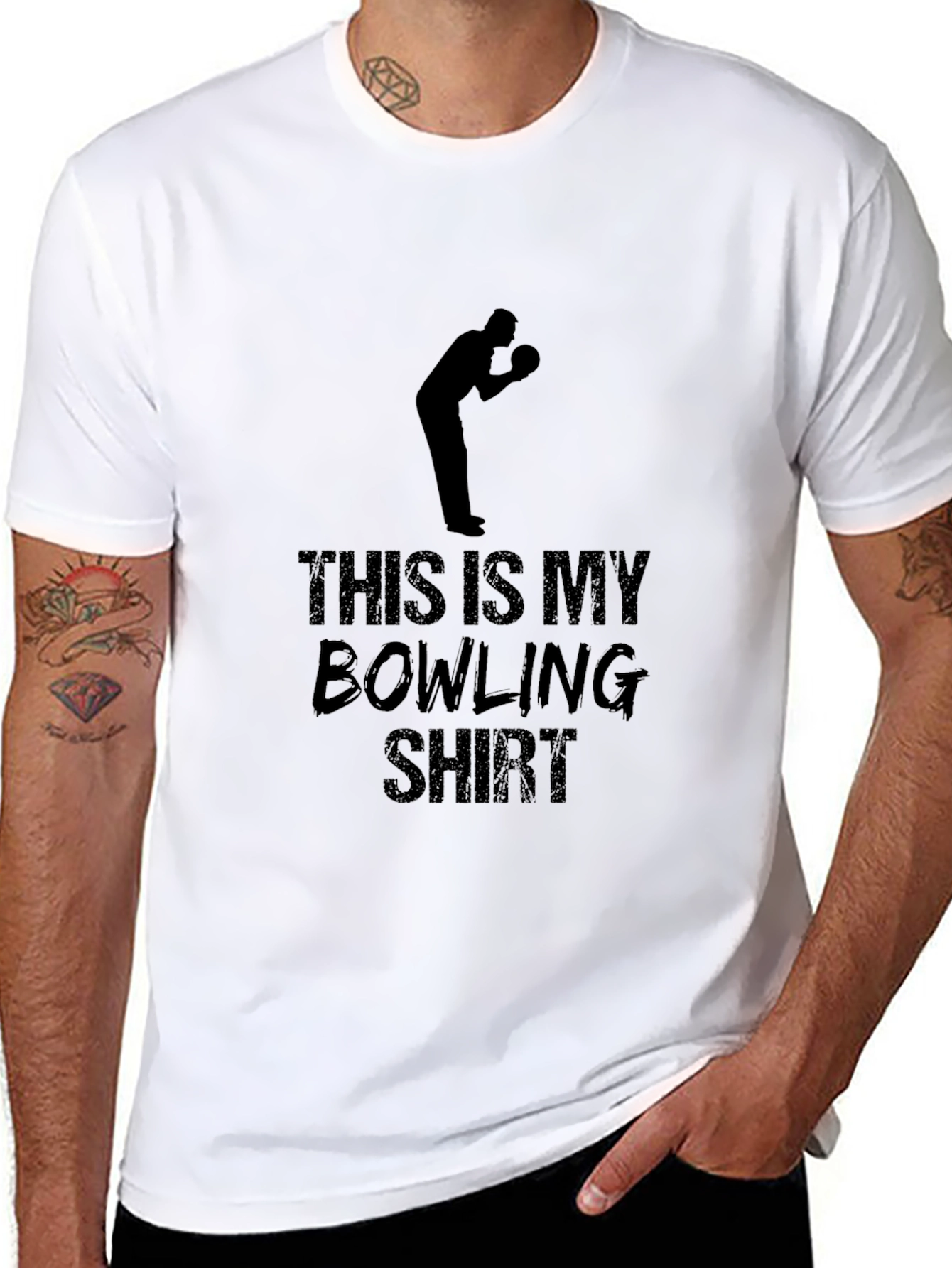 This Is My Bowling Shirt - Black T-Shirt