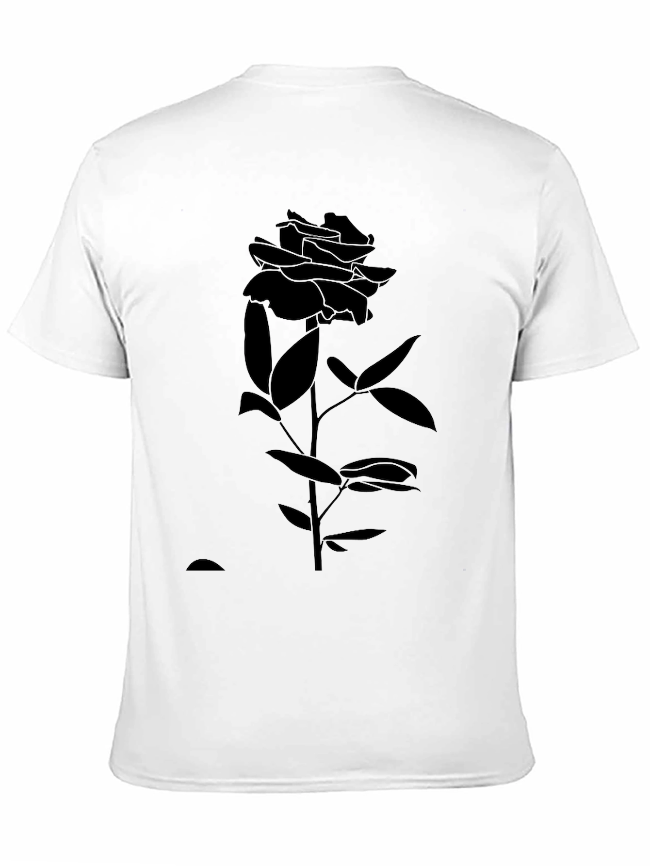 Black Rose Graphic Tee - Stylish & Modern
