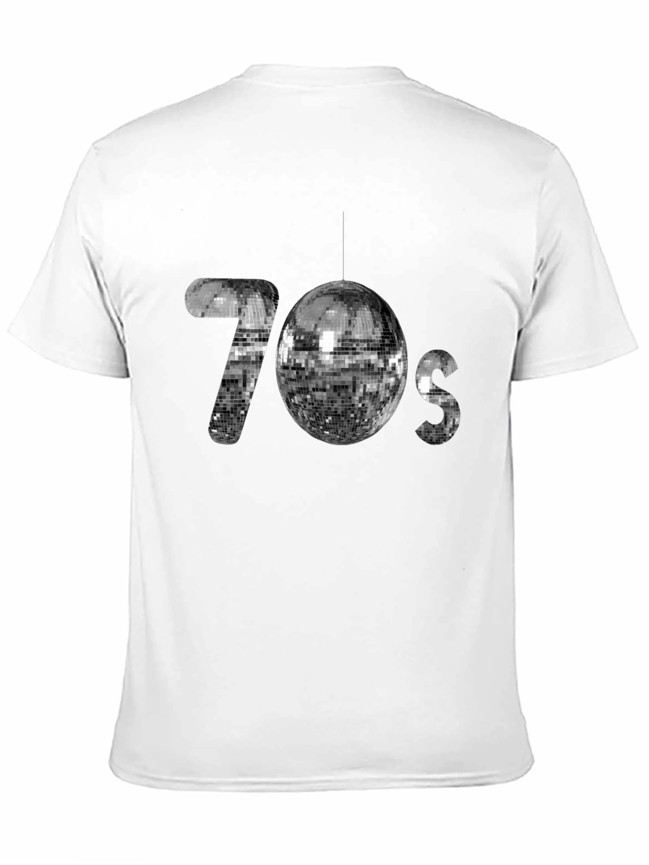 Retro 70s Disco Ball Graphic T-Shirt