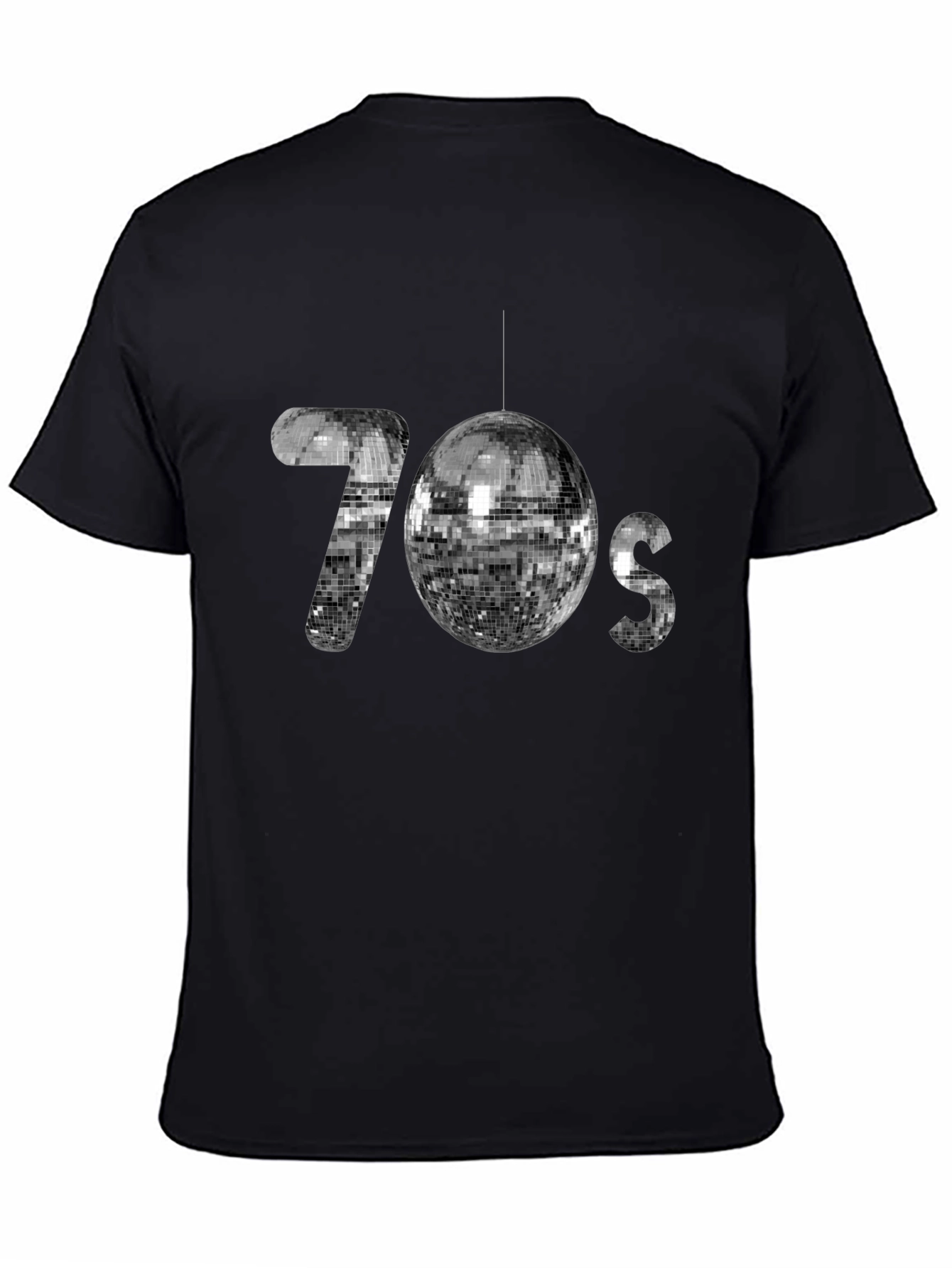 Retro 70s Disco Ball Graphic T-Shirt