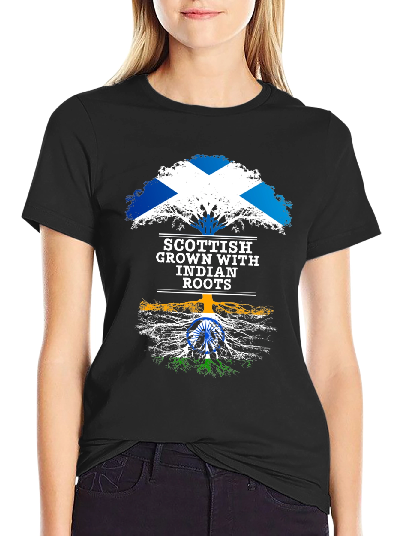 Scottish Grown with Indian Roots T-Shirt