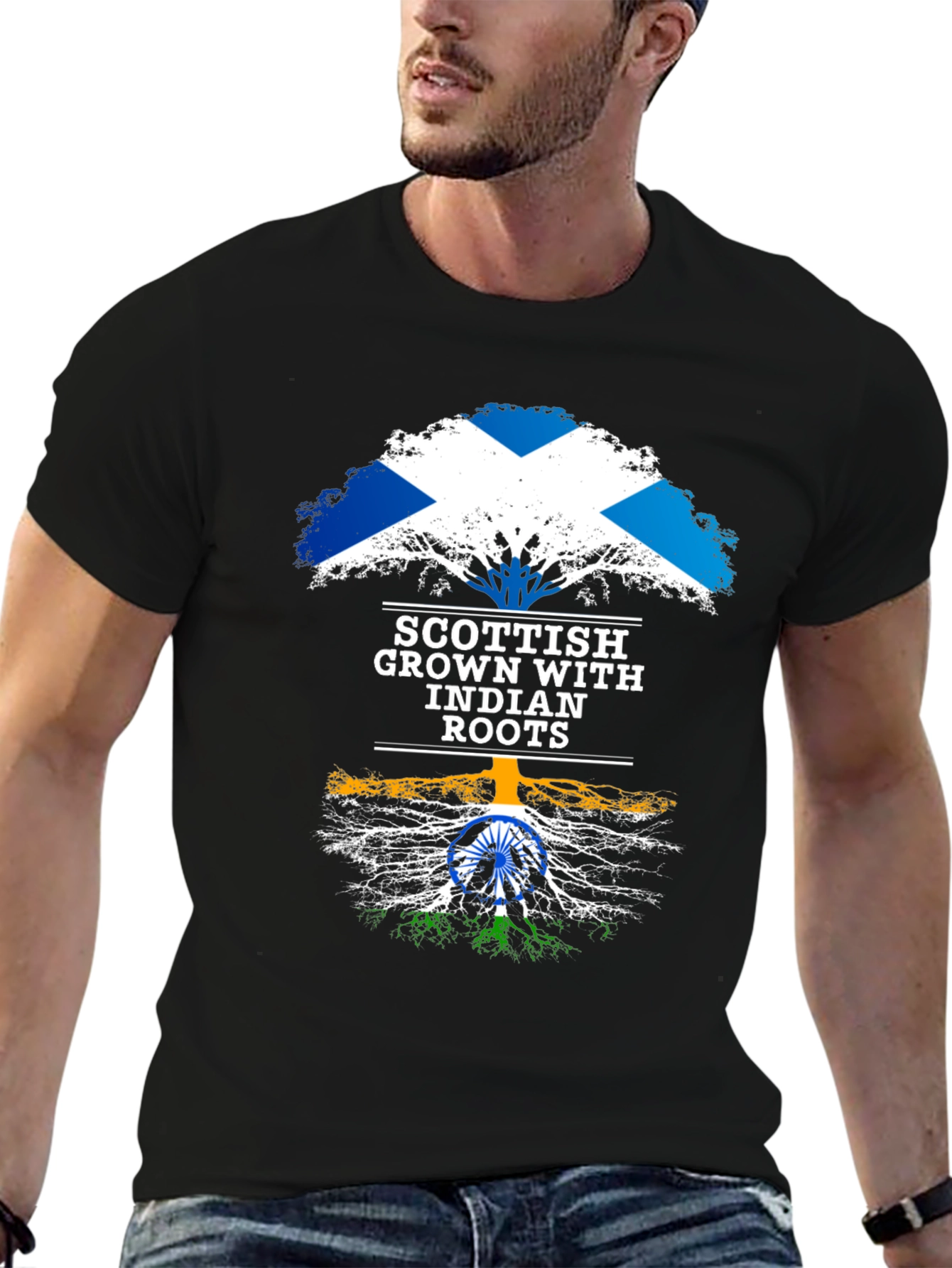 Scottish Grown with Indian Roots T-Shirt