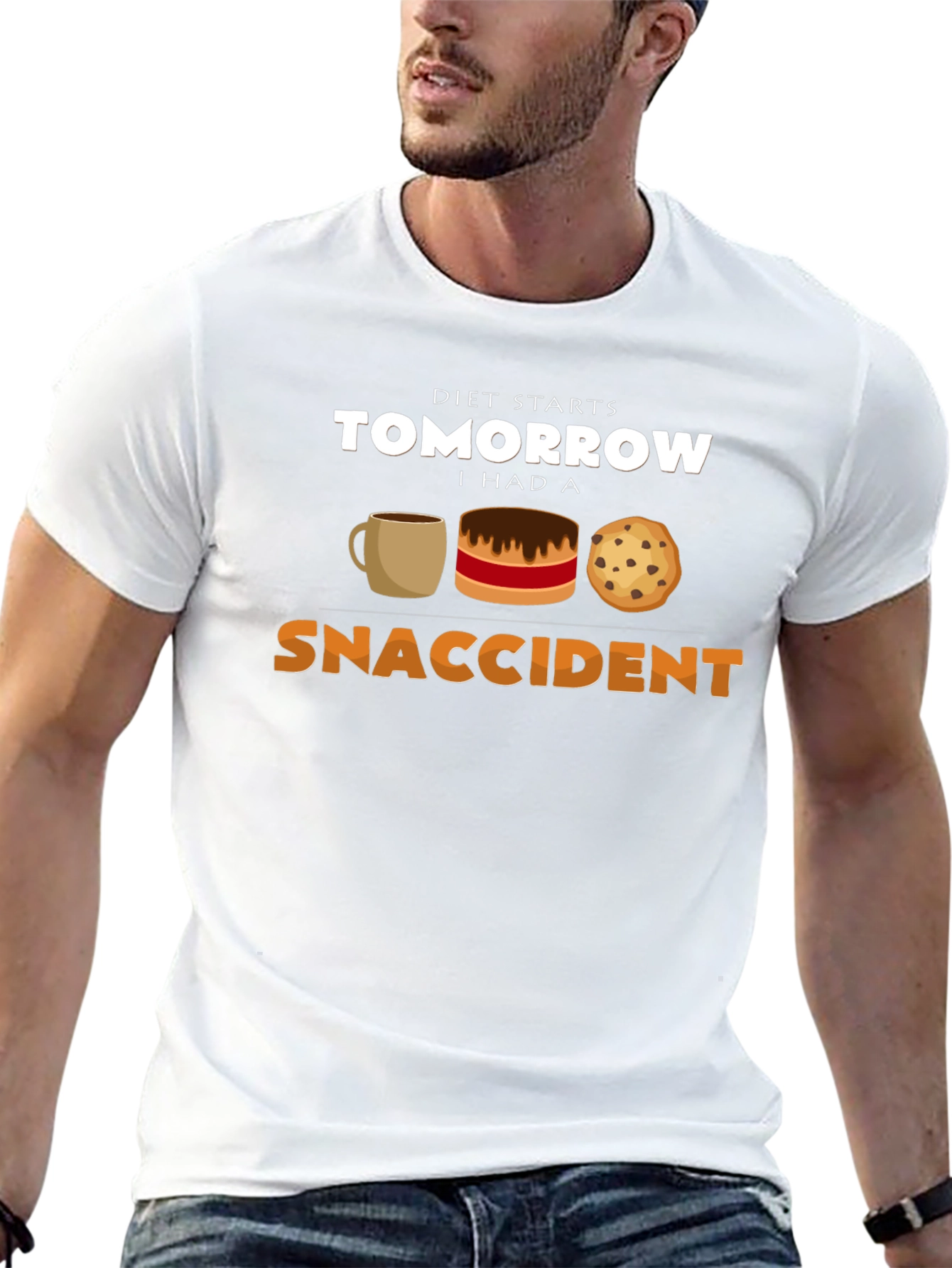 Diet Starts Tomorrow Snack Accident T-Shirt