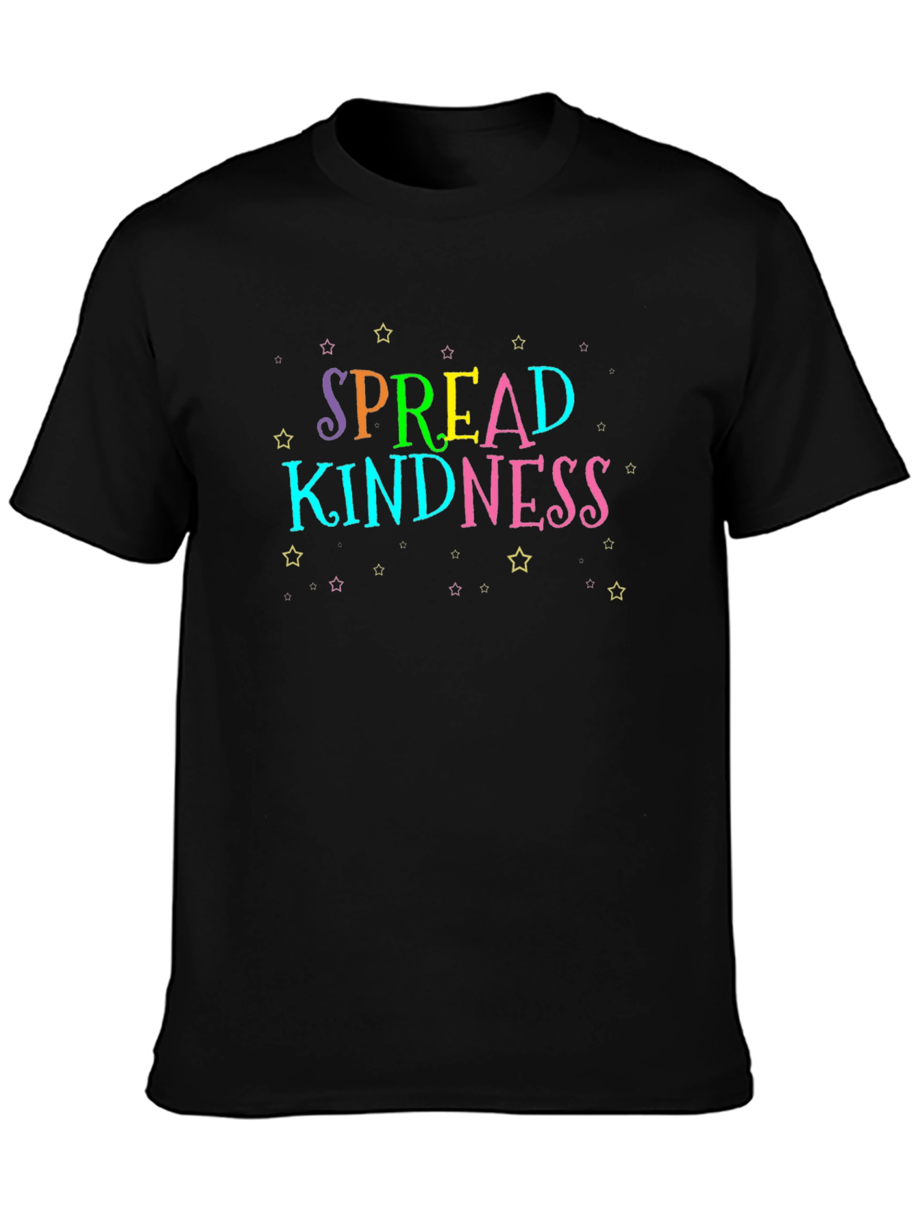 Spread Kindness Black Graphic Tee