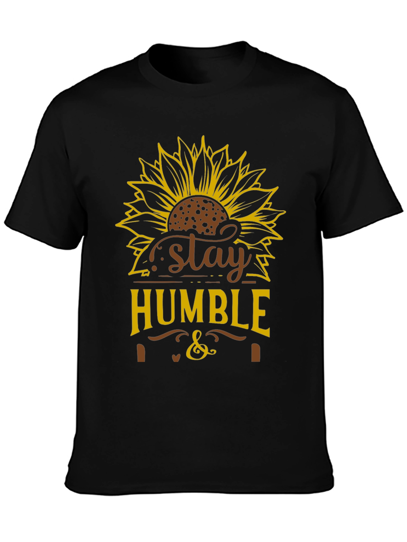 Stay Humble Sunflower Graphic T-Shirt