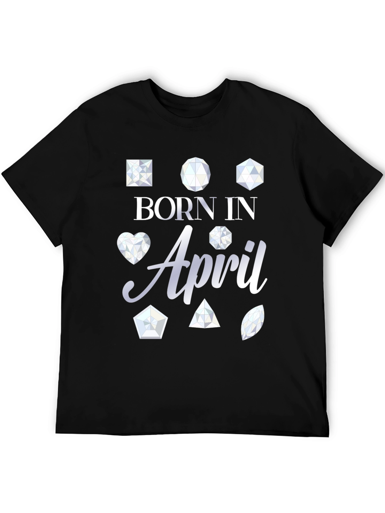 Born In April Gemstone T-Shirt