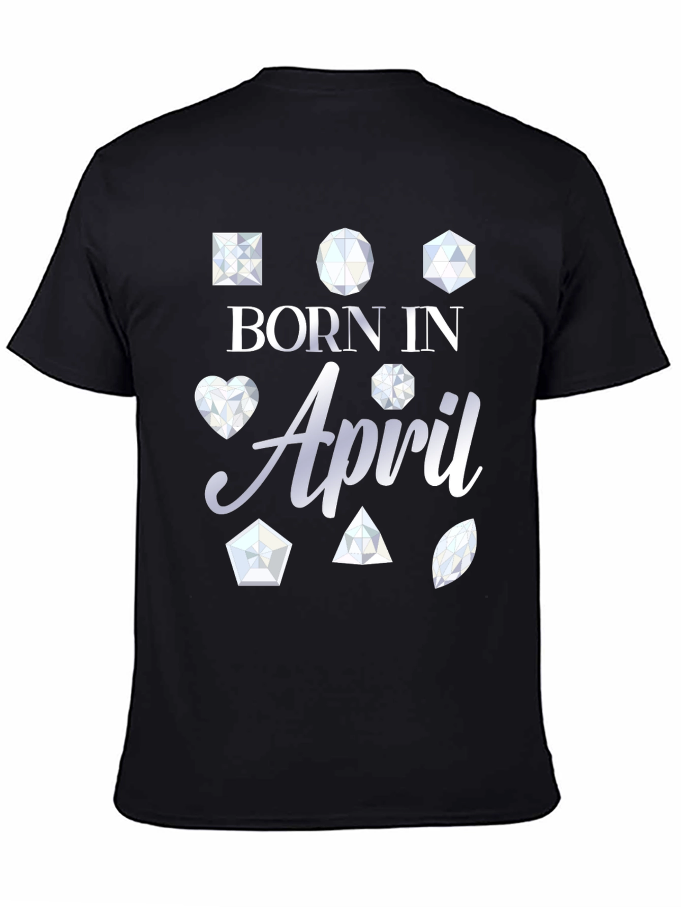 Born In April Gemstone T-Shirt